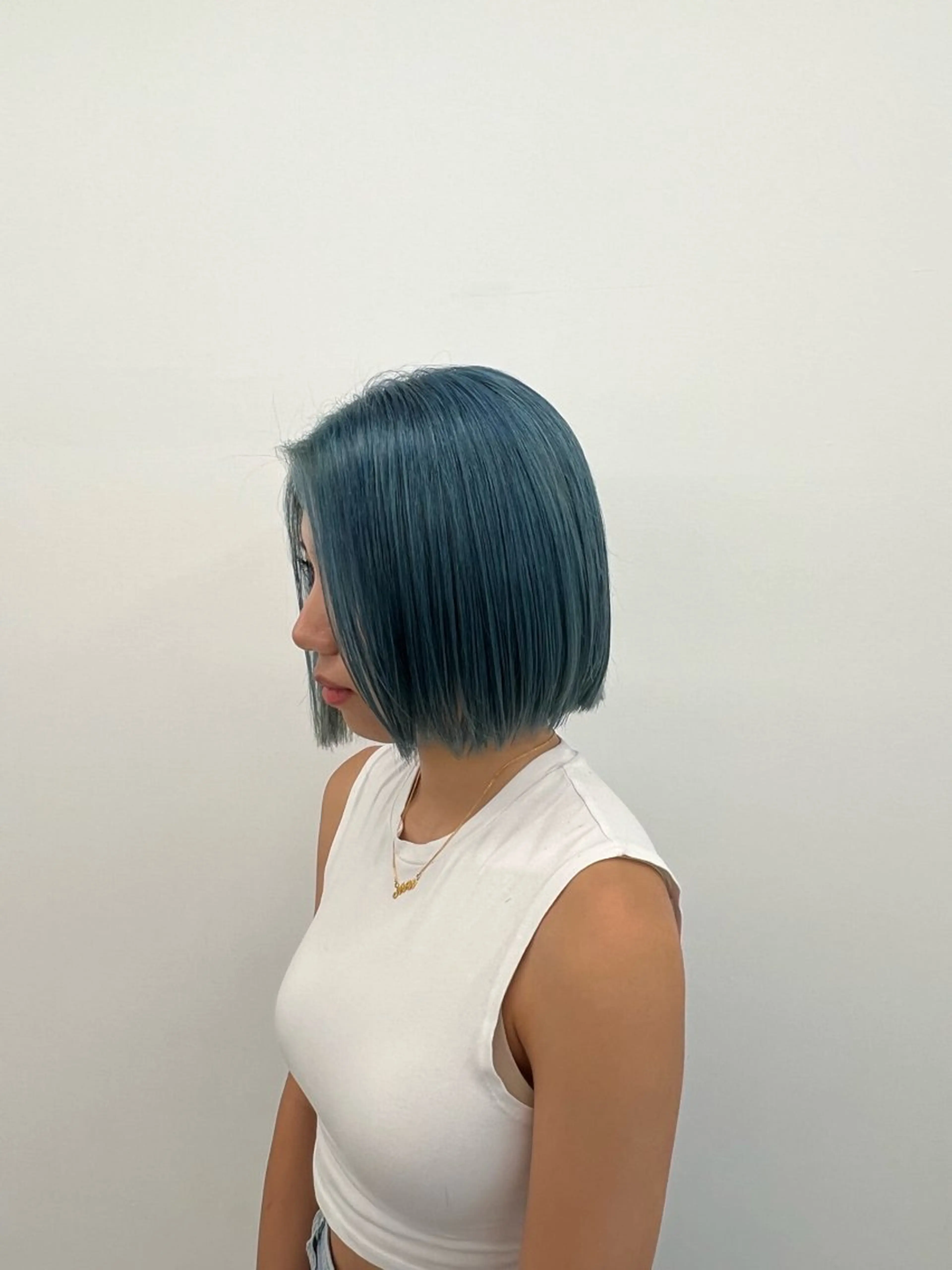ミディアム カラー カット ヘアカラー トリートメント 赤みゼロ/透明感 カラー🌿KANTAのヘアスタイル