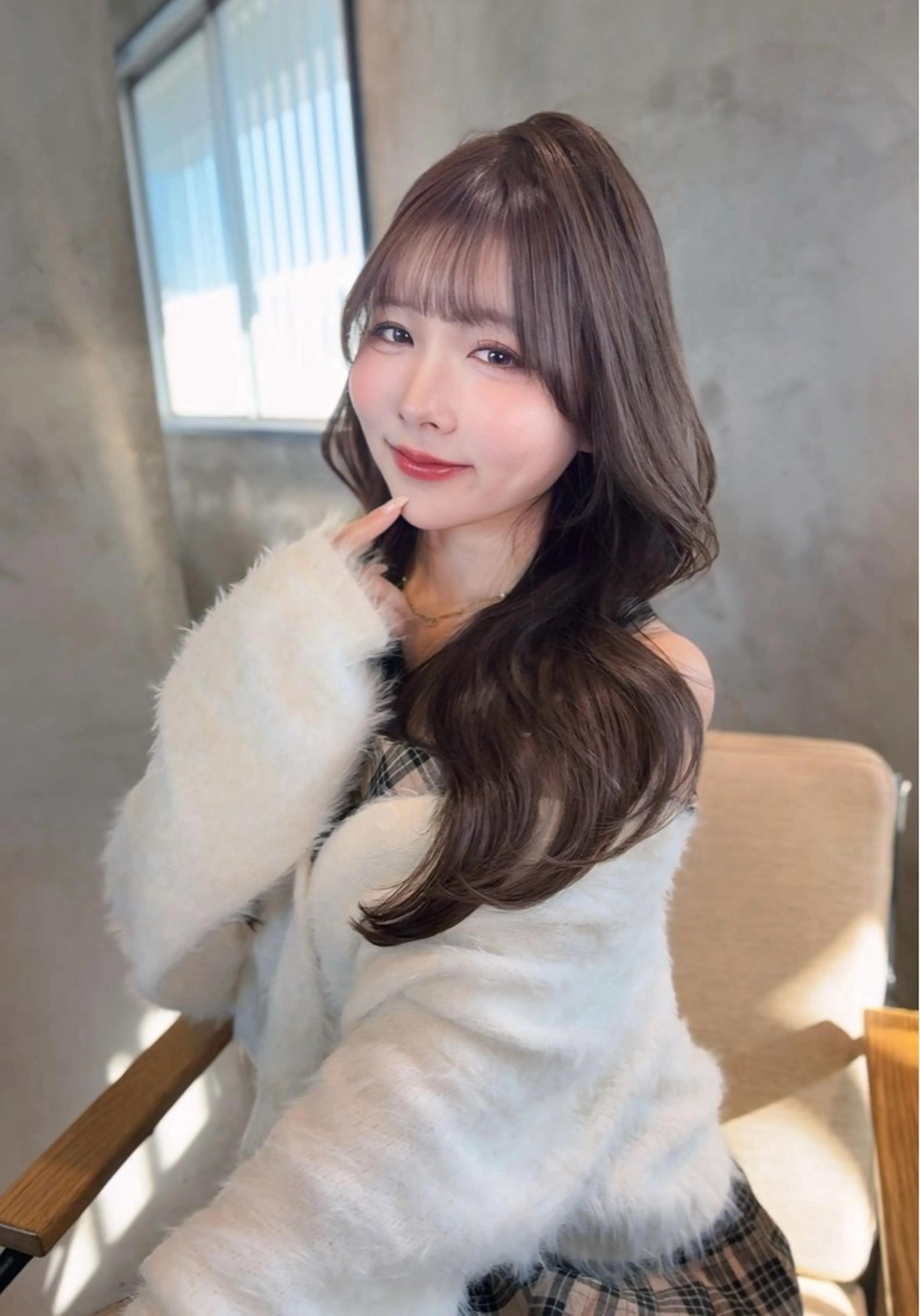 ロング カラー ヘアカラー ♠️暗髪レイヤー♠️ 中山唯斗のヘアスタイル