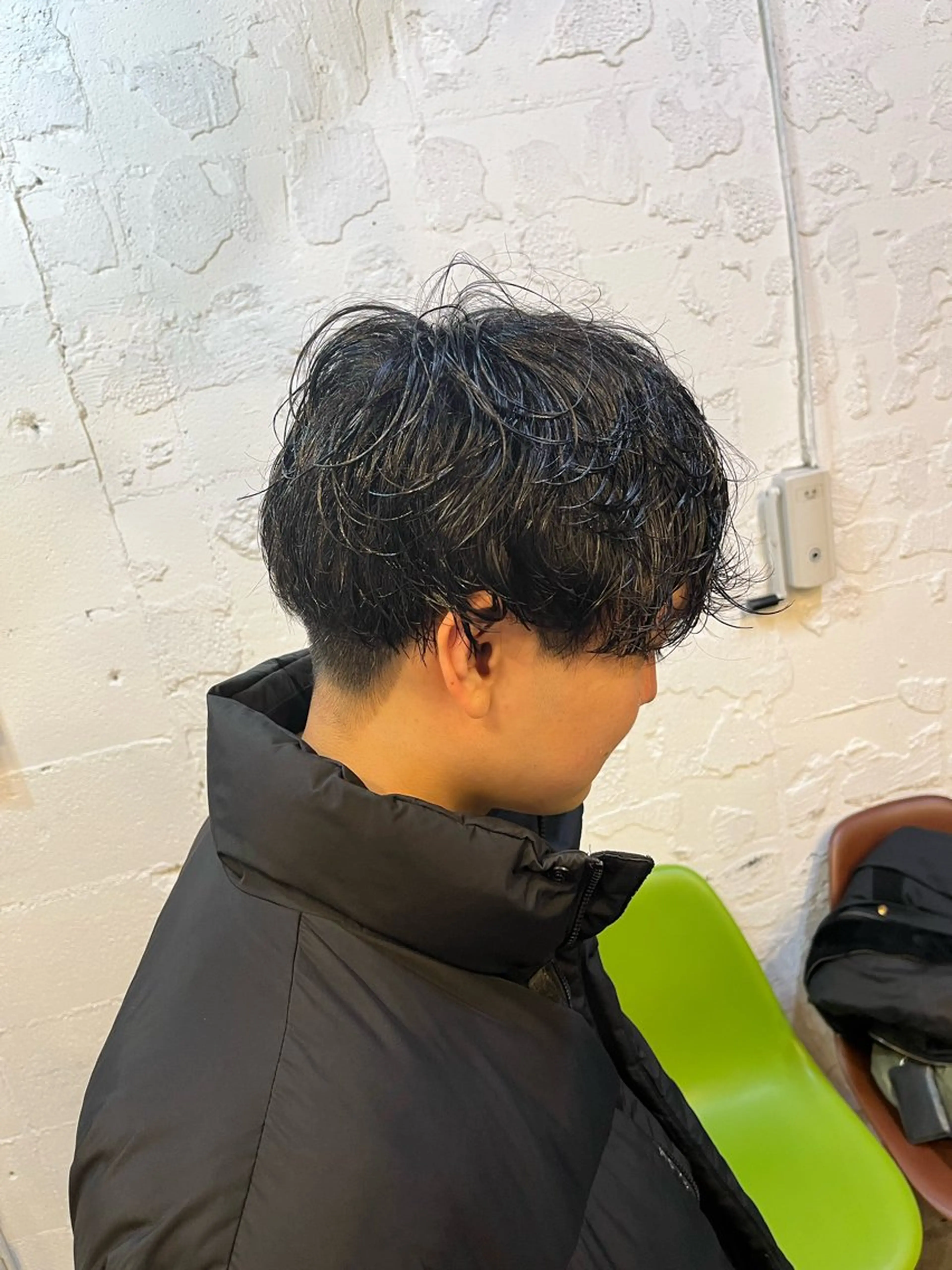 メンズ ボブ×透明感カラー 特化・リクト💥のヘアスタイル