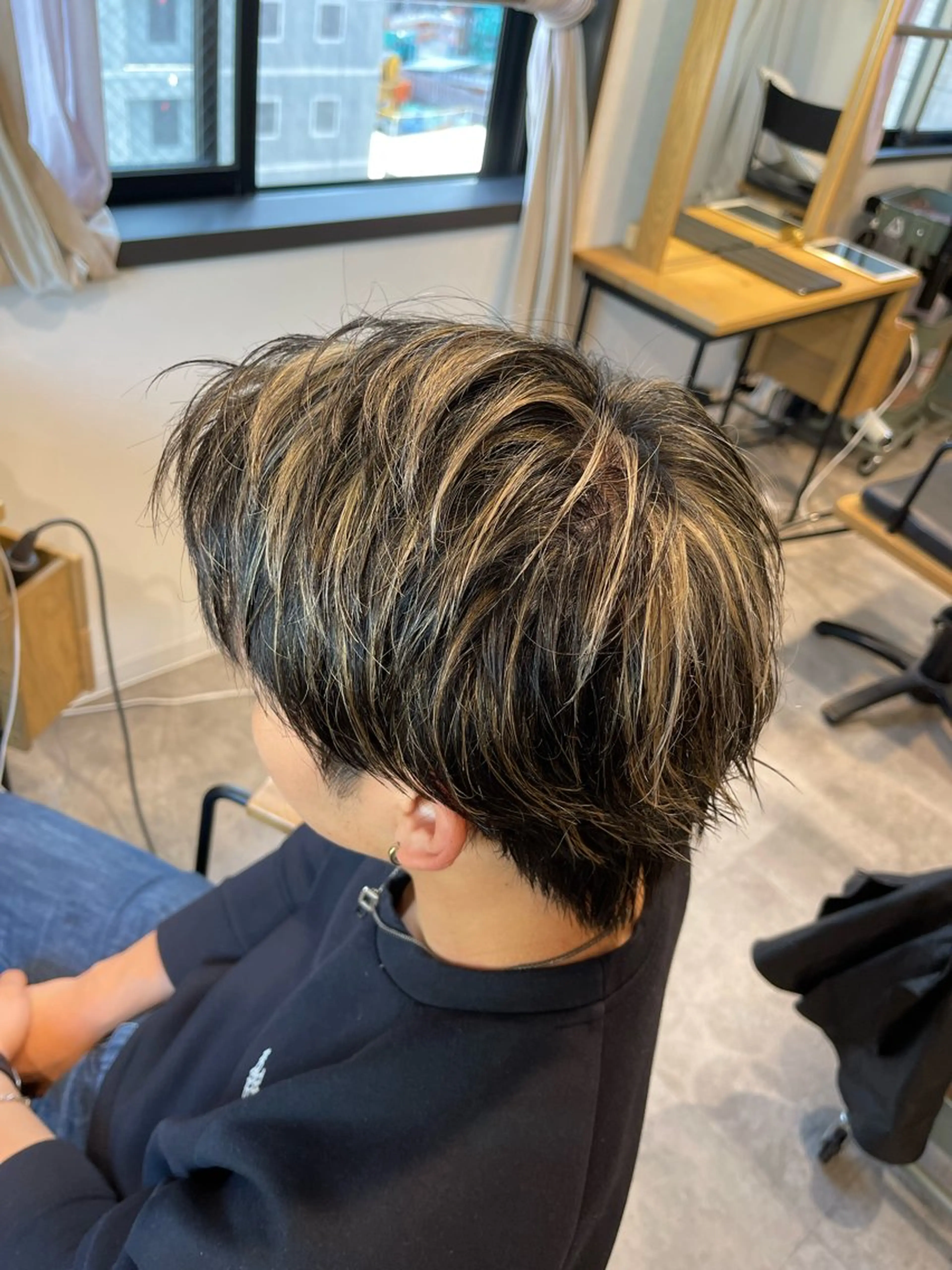 ショート カラー メンズ ANDIAMO SAKAE✩楓のヘアスタイル