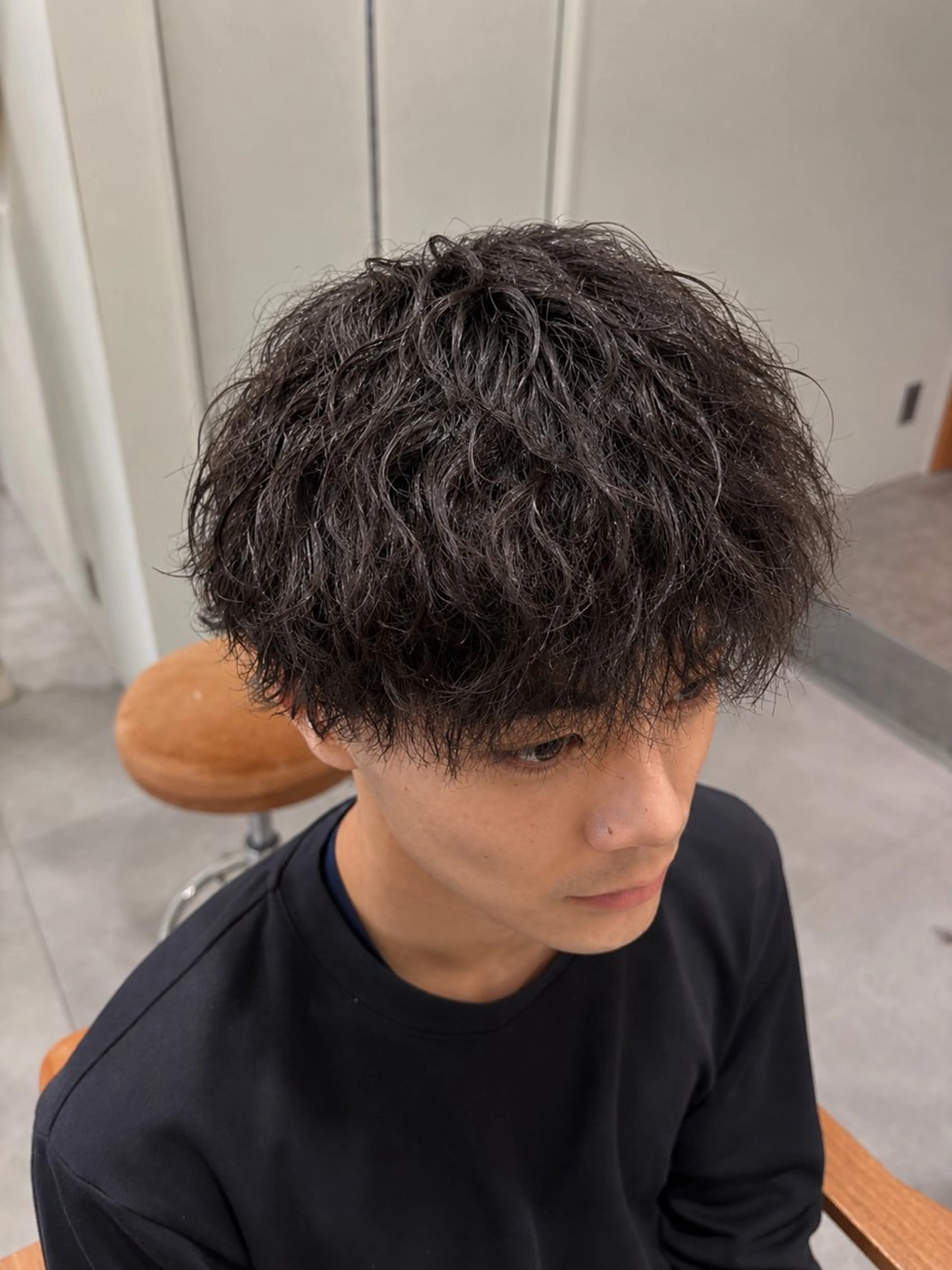 パーマ カット パーマ トリートメント 冨沢 巧のヘアスタイル