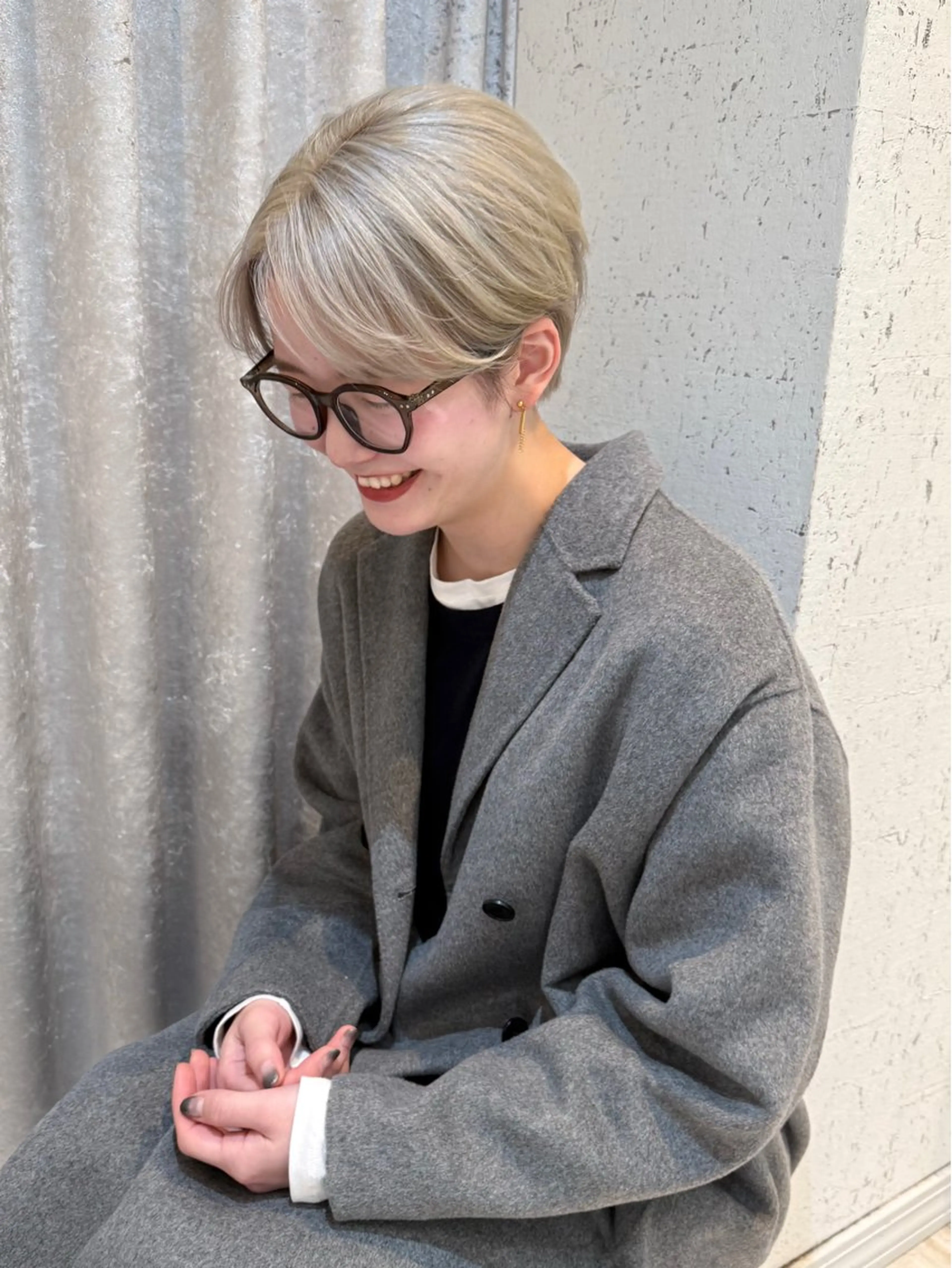 ショート カラー カット ヘアカラー トリートメント mai / linoah˚✧のヘアスタイル