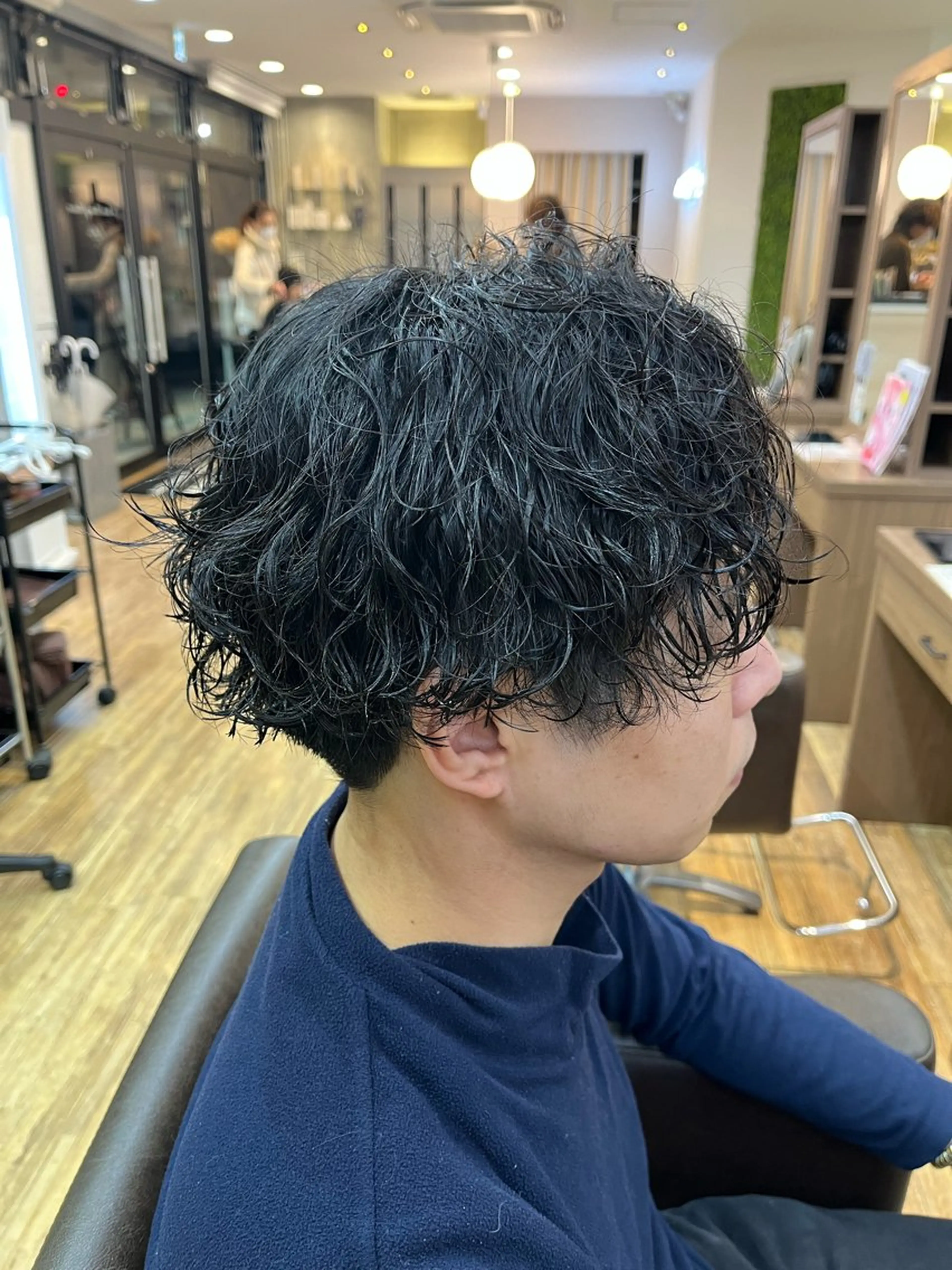 🫧メンズカット＆波巻きパーマ🫧の写真