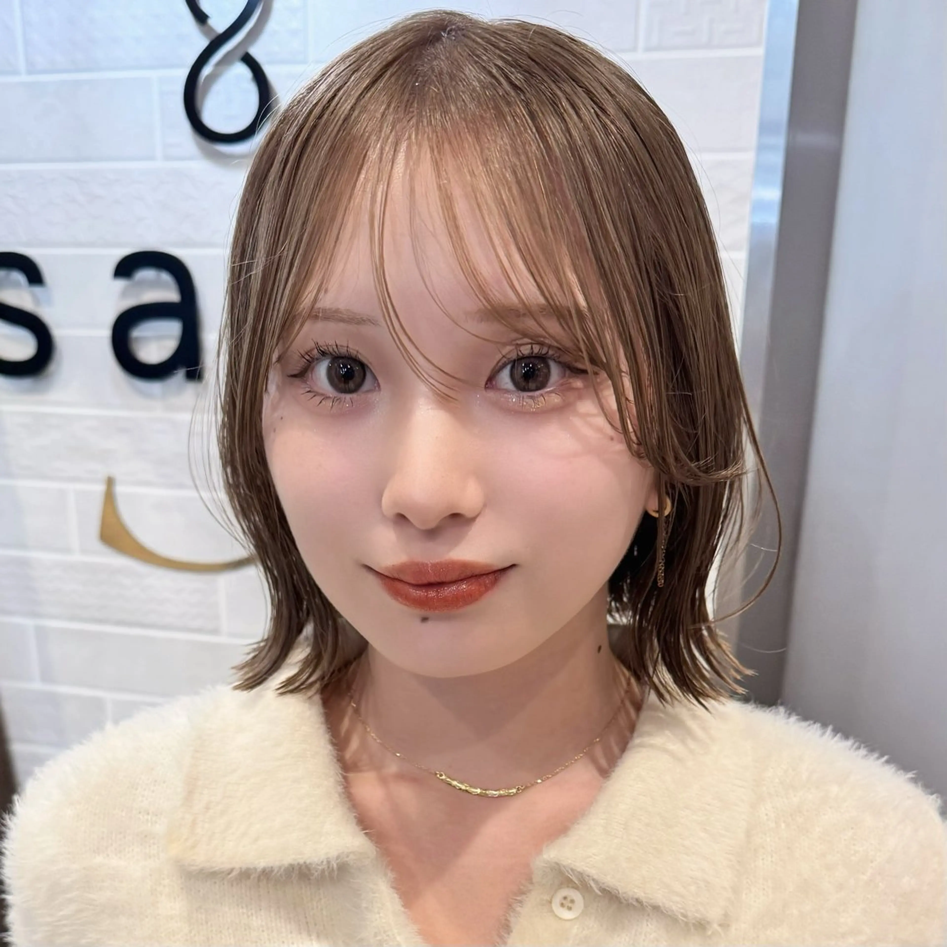 ミディアム 似合わせカット🩵 なりたみゆうのヘアスタイル