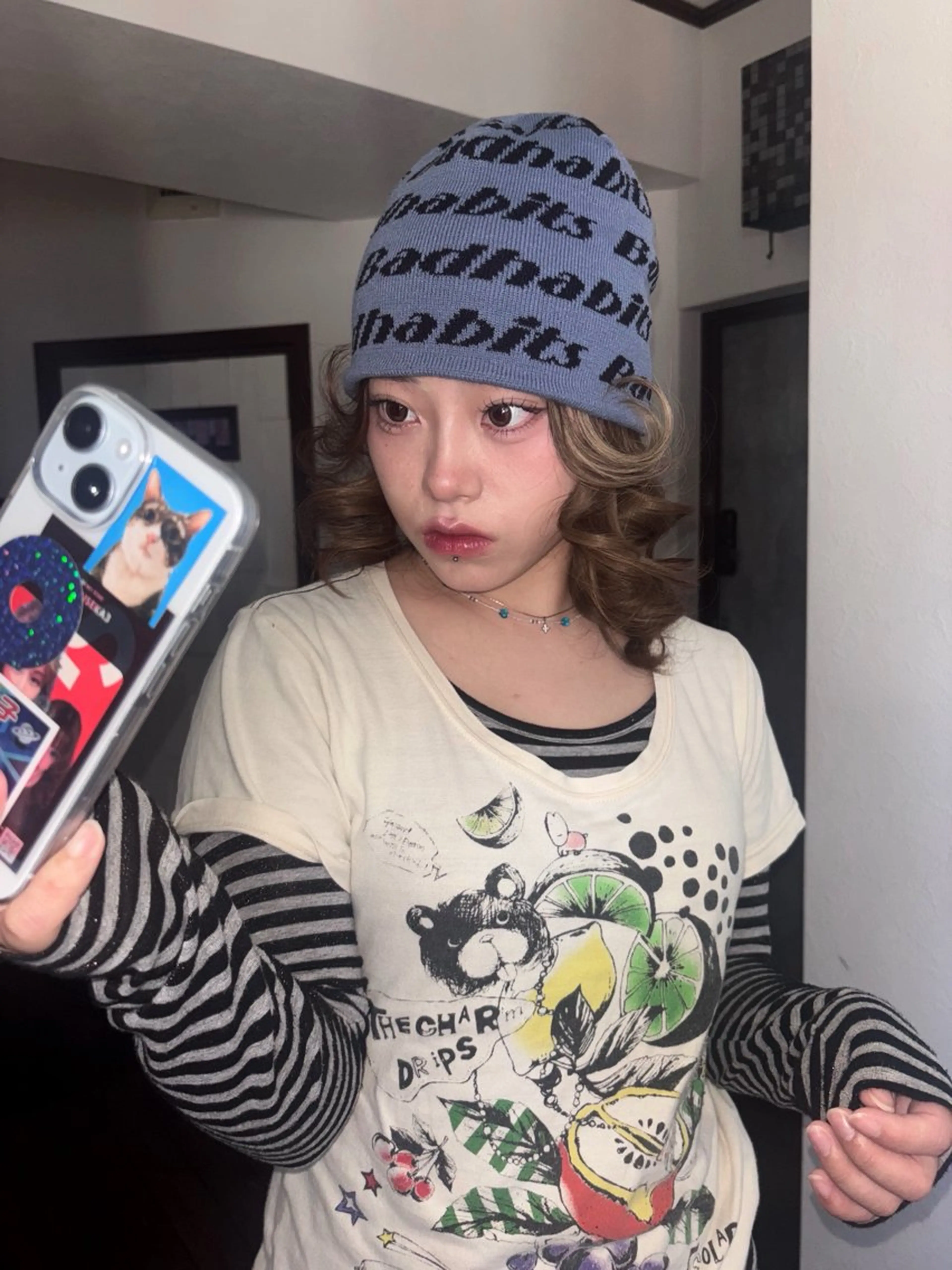 ミディアム ヘアカラー 河村 ゆいのヘアスタイル