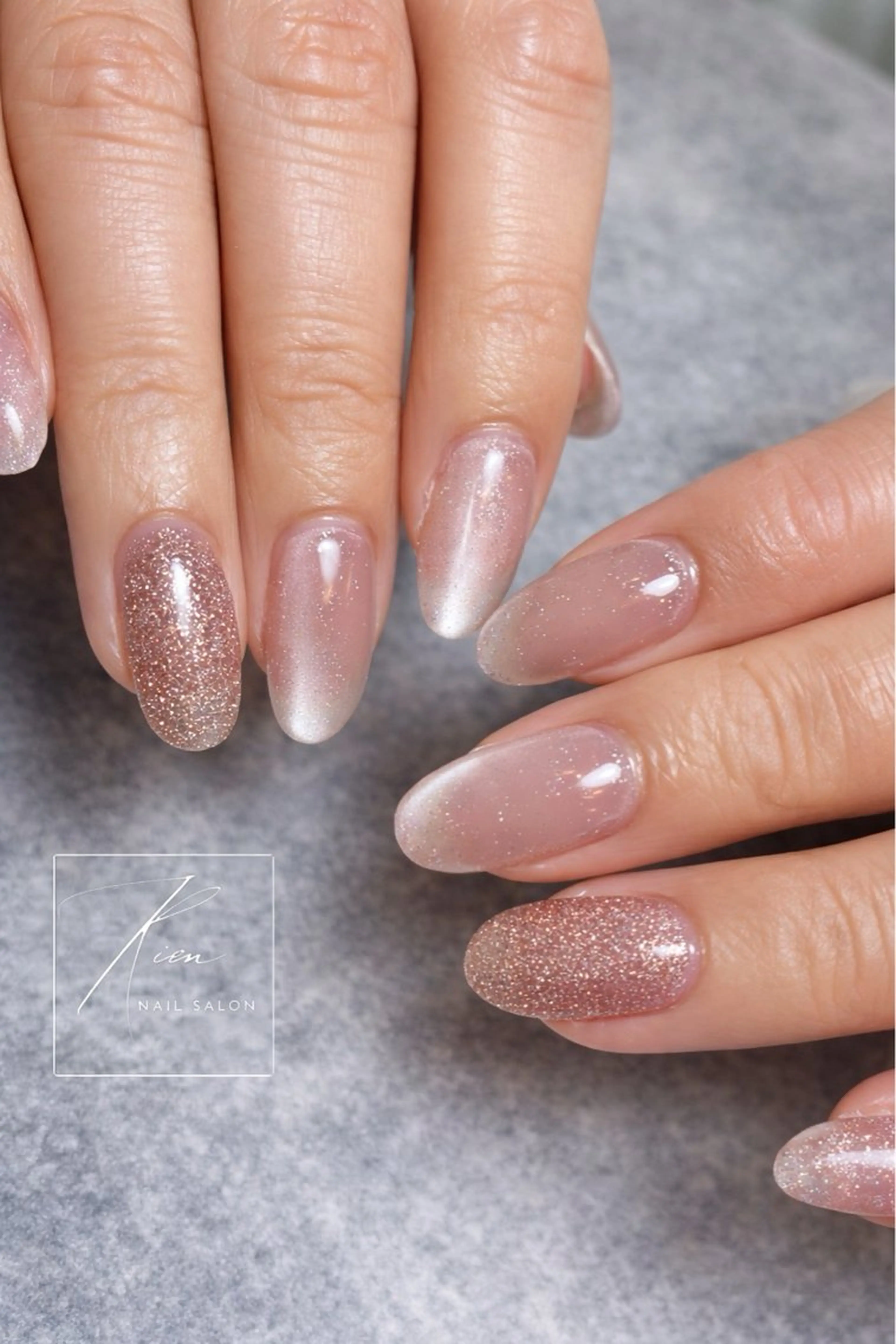 ネイル マグネットネイル ワンカラーネイル ハンドネイル Rien Salonのネイルデザイン