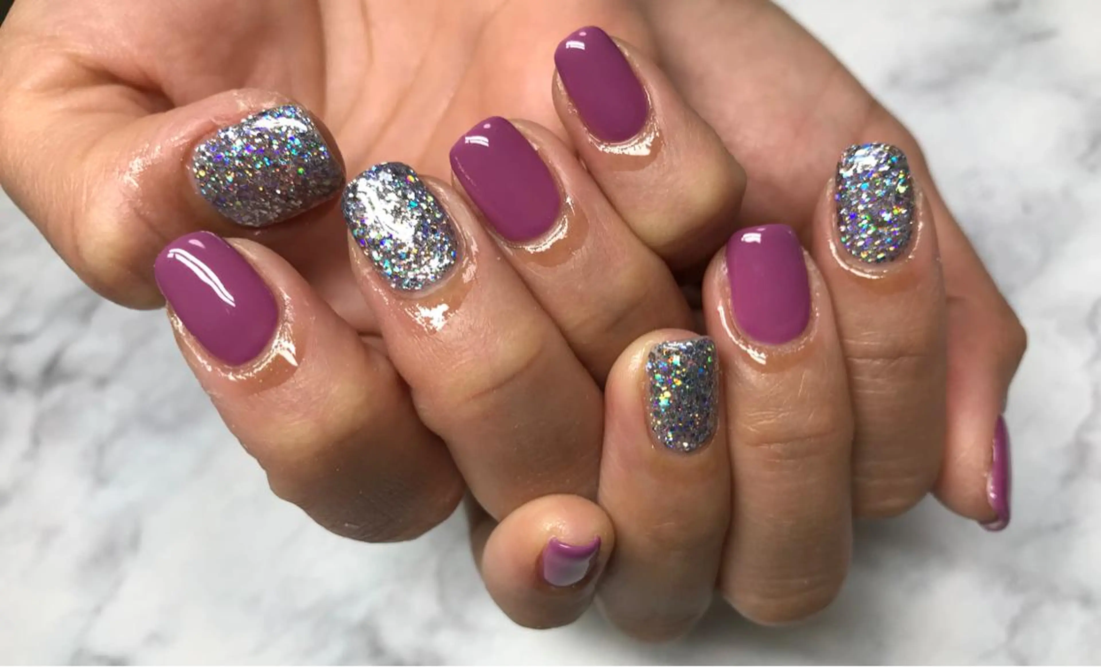 ネイル ハンドネイル Mana‪ ‪·͜· ❤︎‬のネイルデザイン