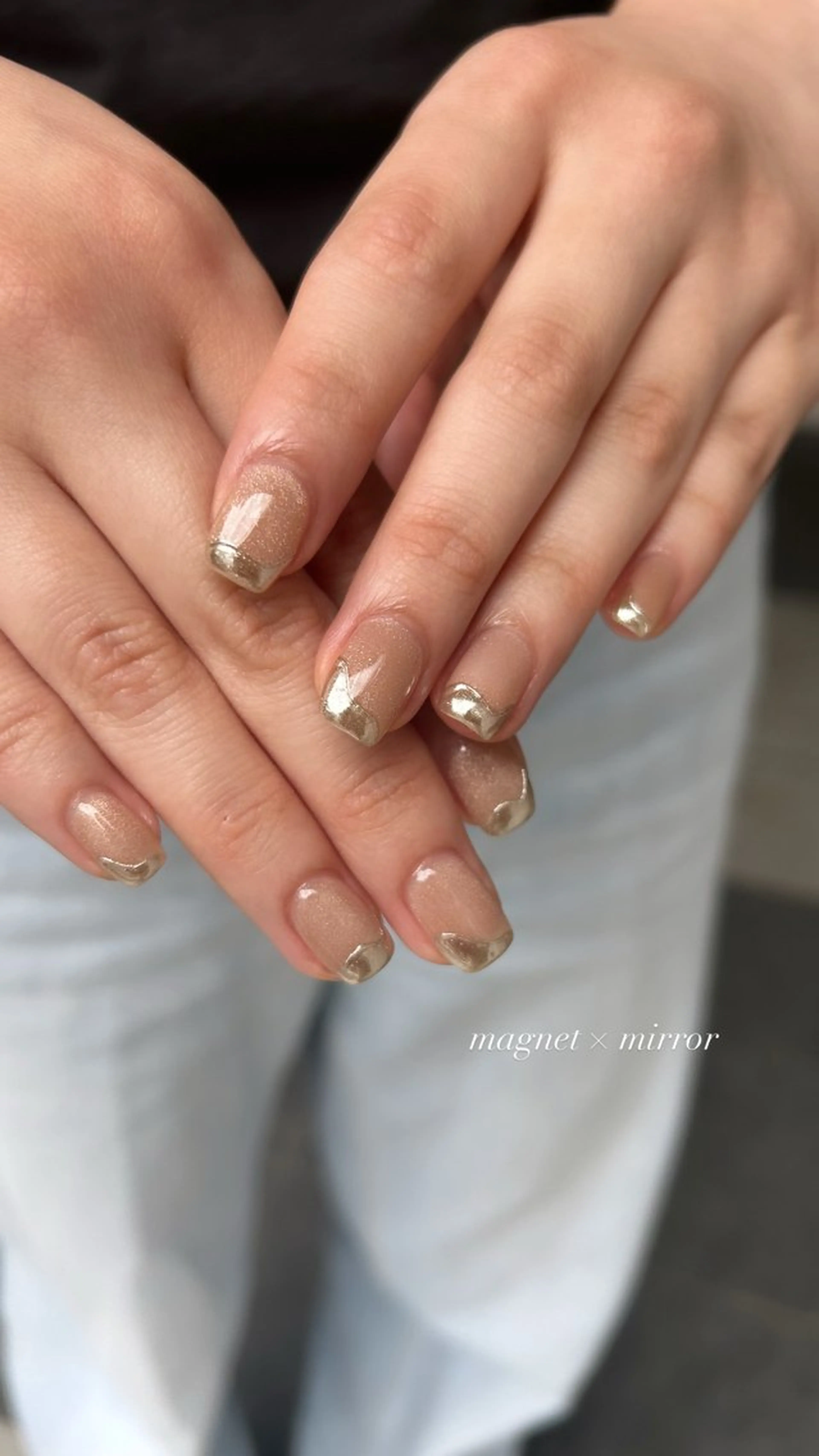 ネイル マグネットネイル Yumi シンプルネイルのネイルデザイン