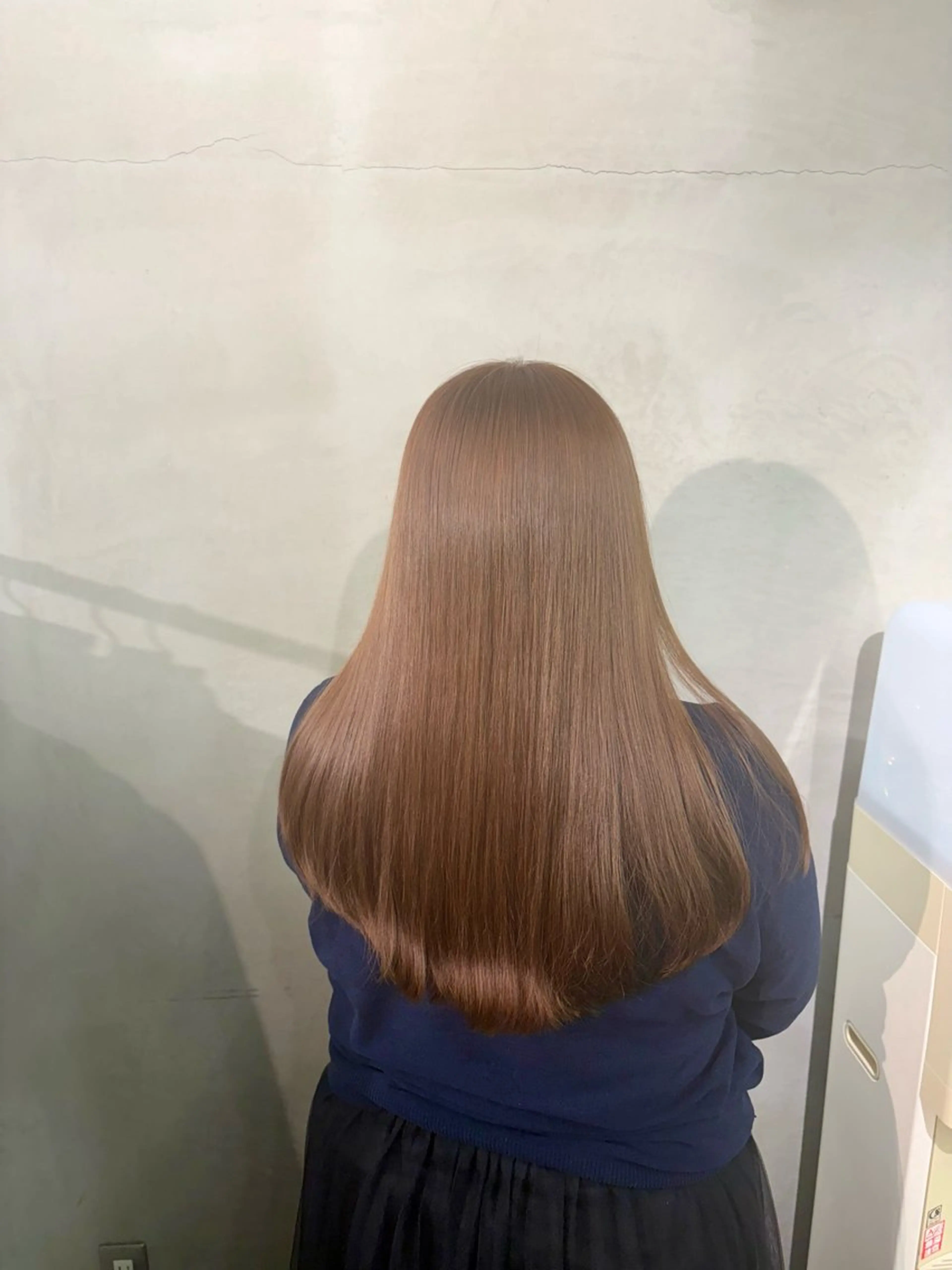 セミロング ヘアカラー トリートメント Lmano所属・🌎Lmano 🌎ゆうきのヘアスタイル