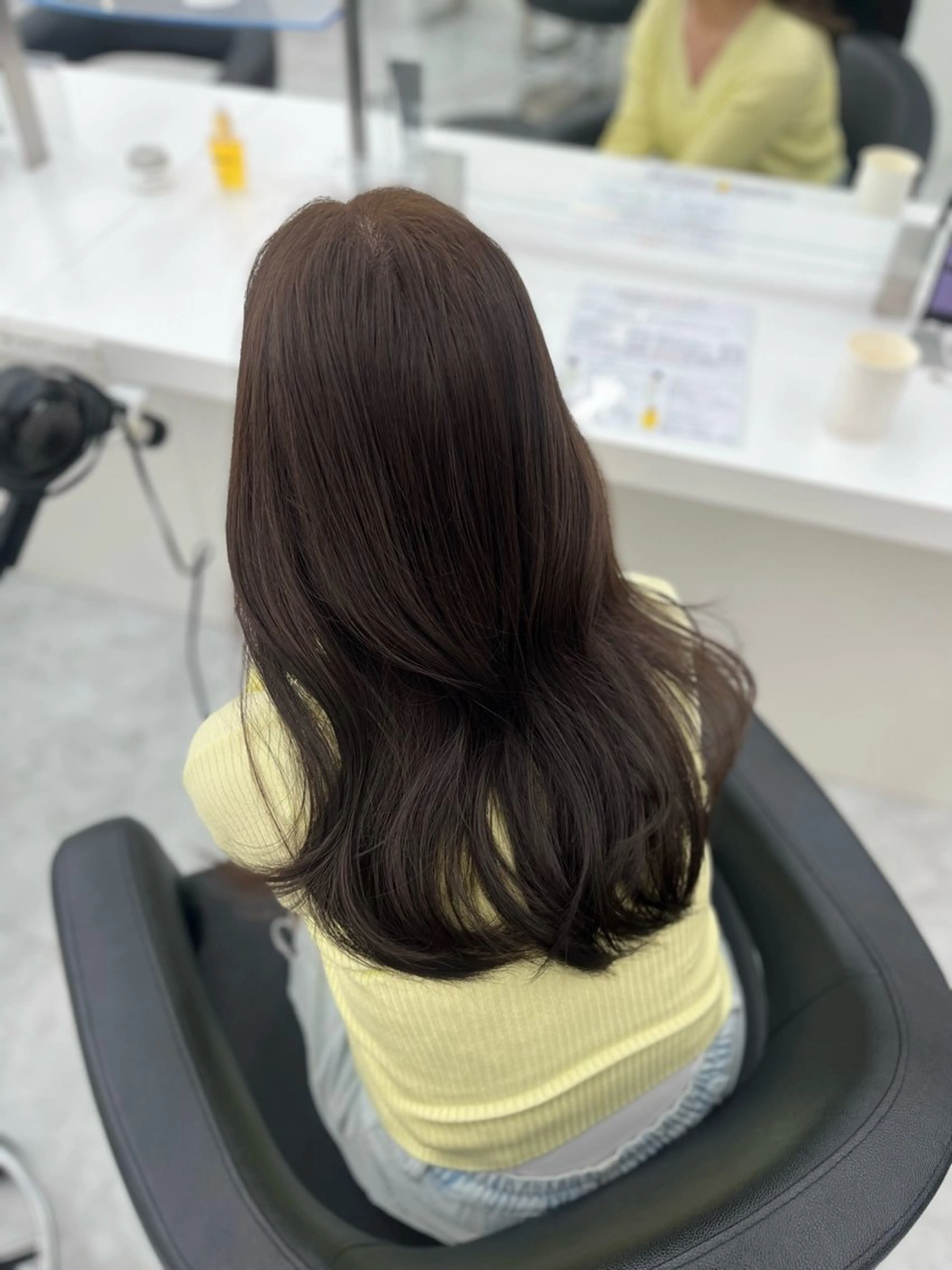 ロング ヘアカラー トリートメント ヘッドスパ ヘアセット ♡ナチュラルガーリー ♡ベージュ♡RINAのヘアスタイル