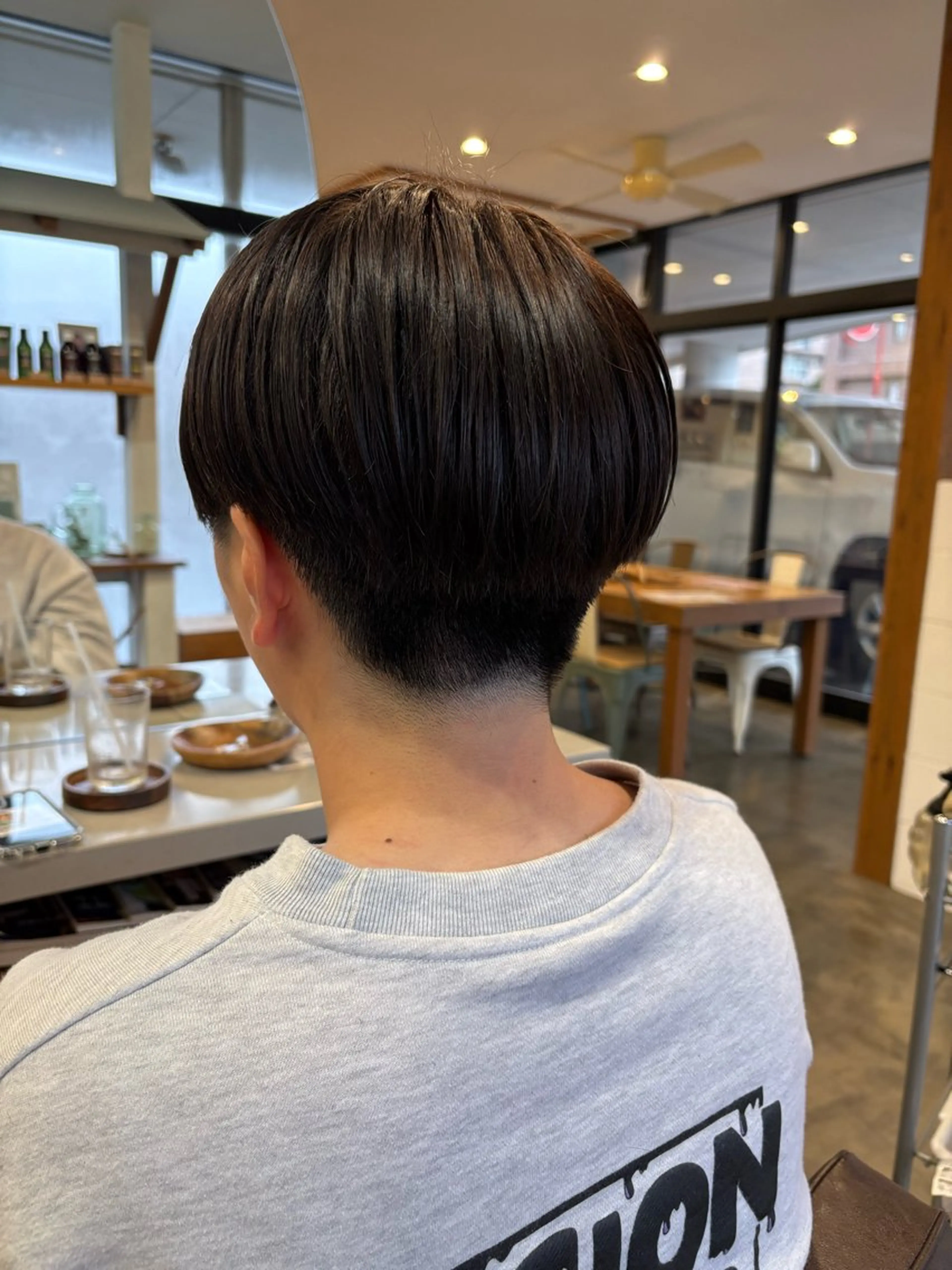 カット➕オーガニックカラーの写真