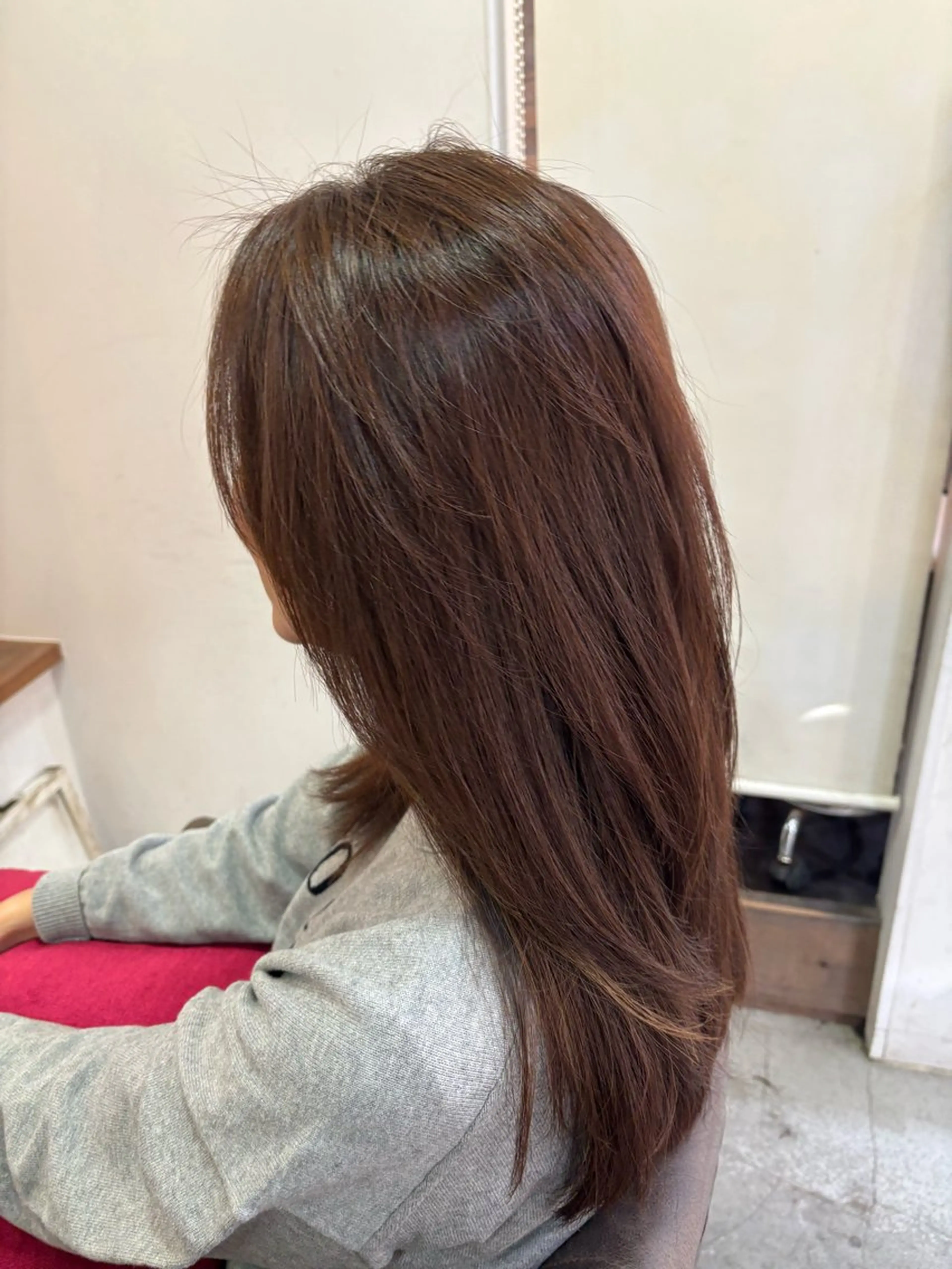 ロング カラー カット ヘアカラー トリートメント ショート・パーマ・デ ザインカラー/むつみのヘアスタイル