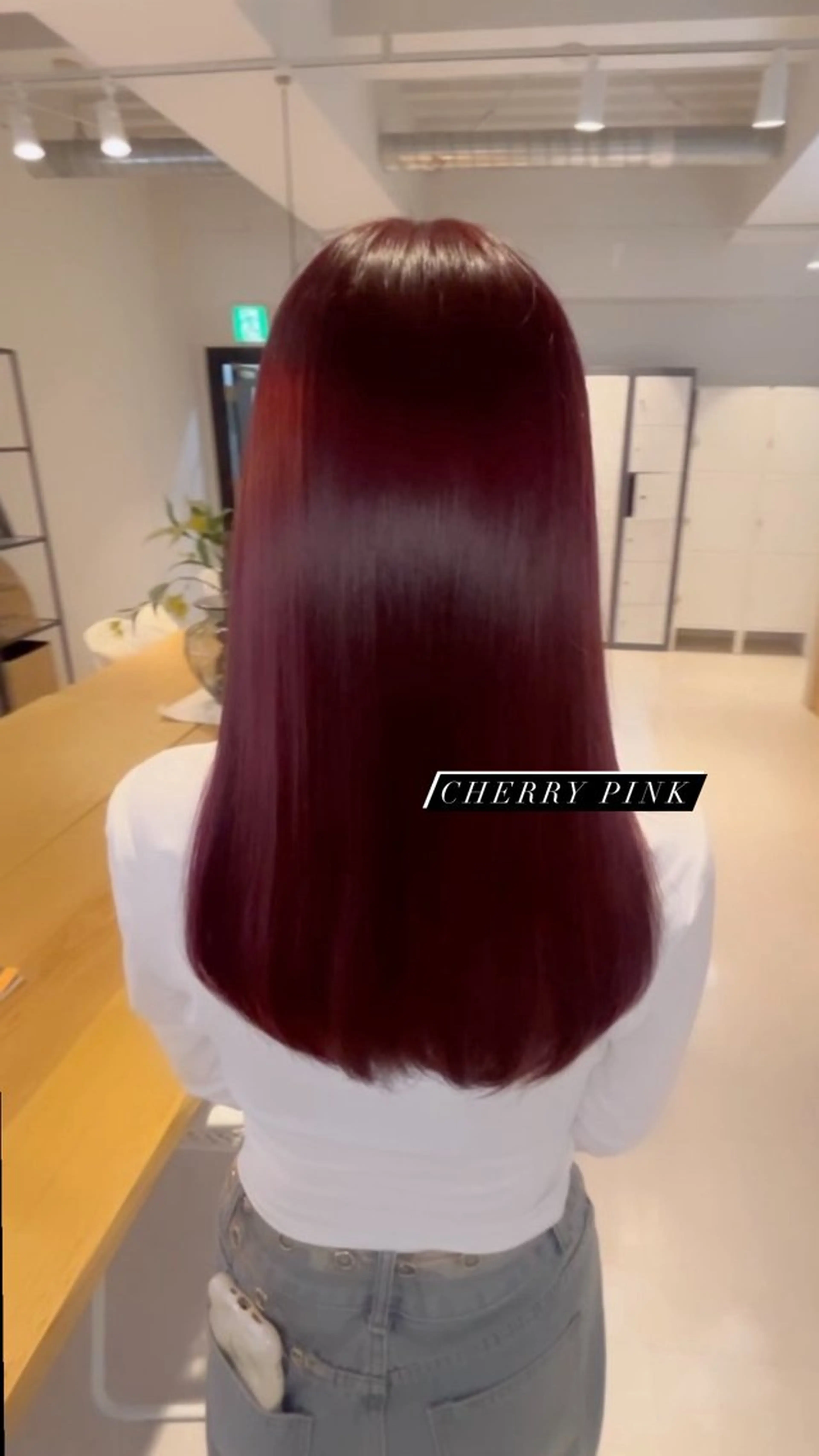 カラー ピンクカラー ニトウ レイナのヘアスタイル