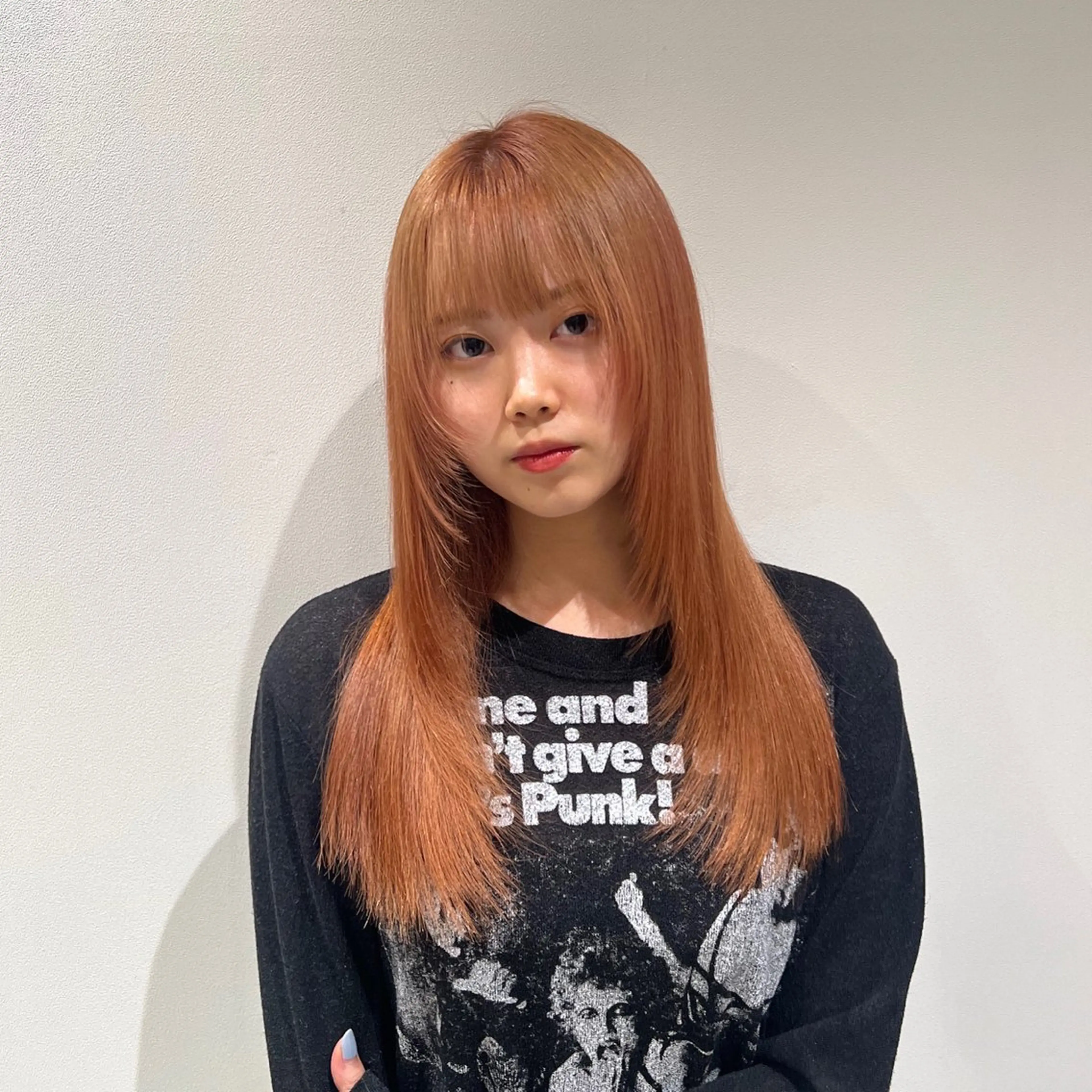 ロング カラー カット ヘアカラー トリートメント 🩷渋谷/韓国/レイ ヤー/透明感Sayaのヘアスタイル