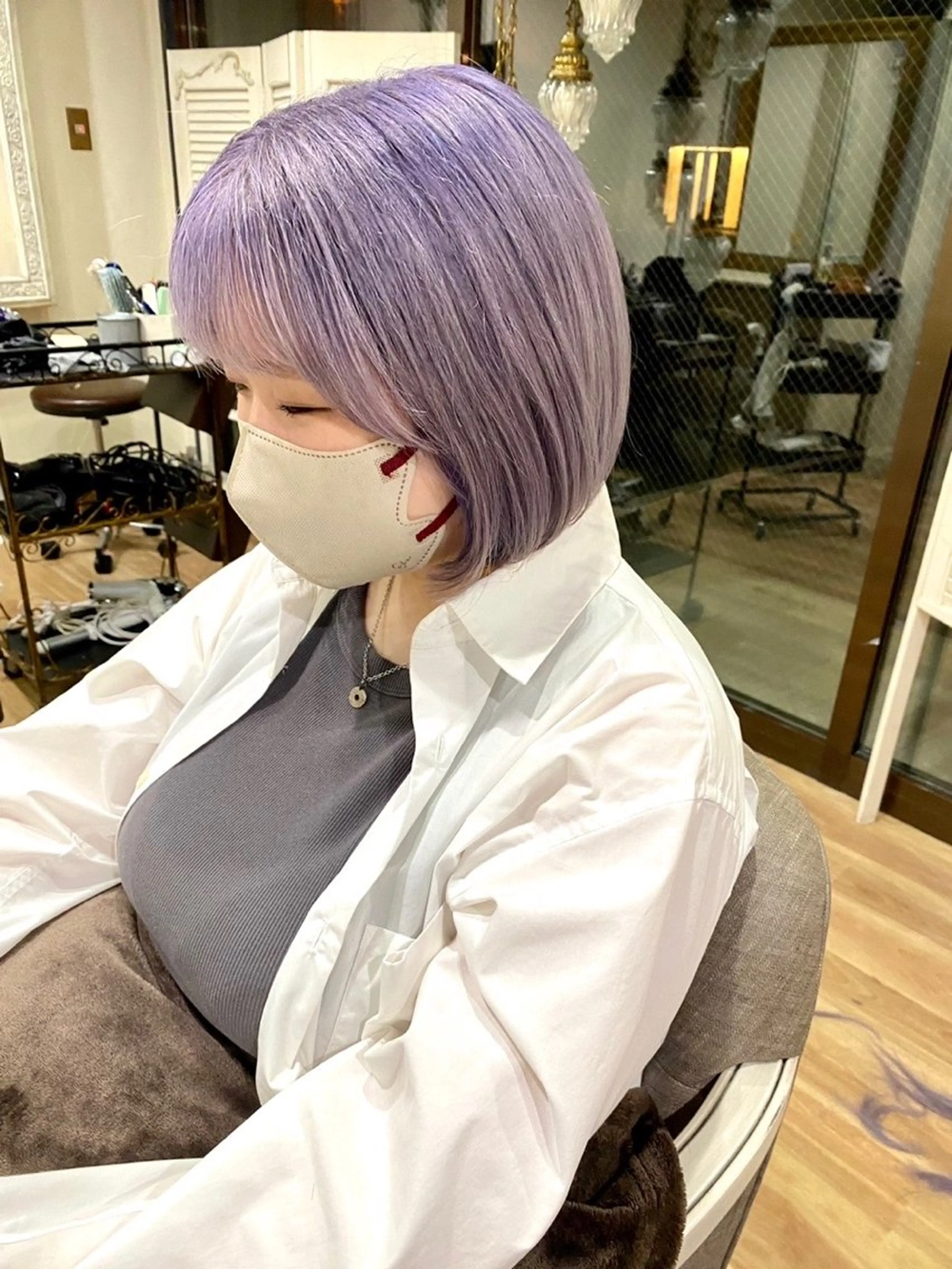 ショート カット ヘアカラー トリートメント 東田 恋のヘアスタイル