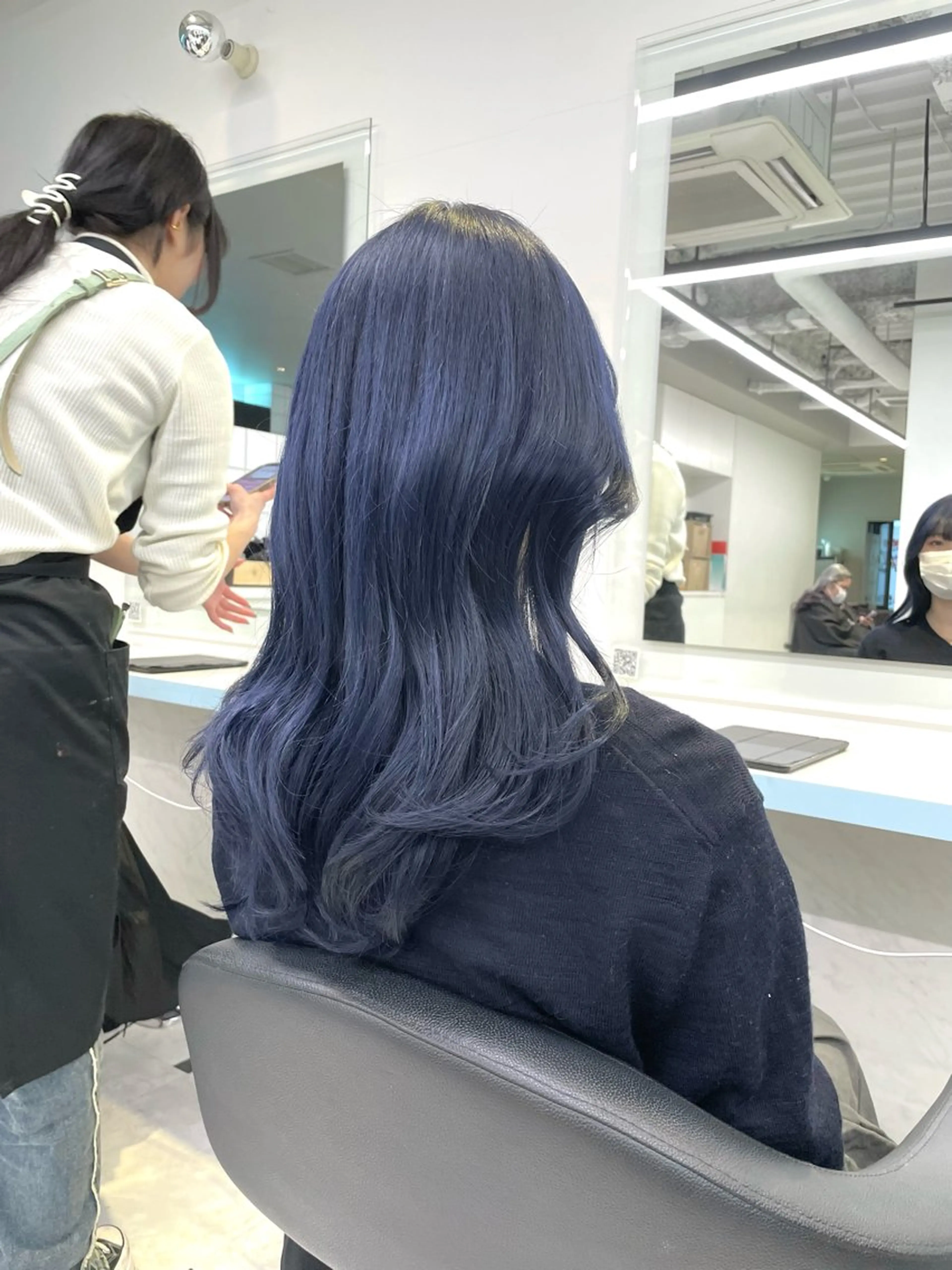 セミロング カラー 【美髪矯正/絹髪】 🎀hinano🎀のヘアスタイル