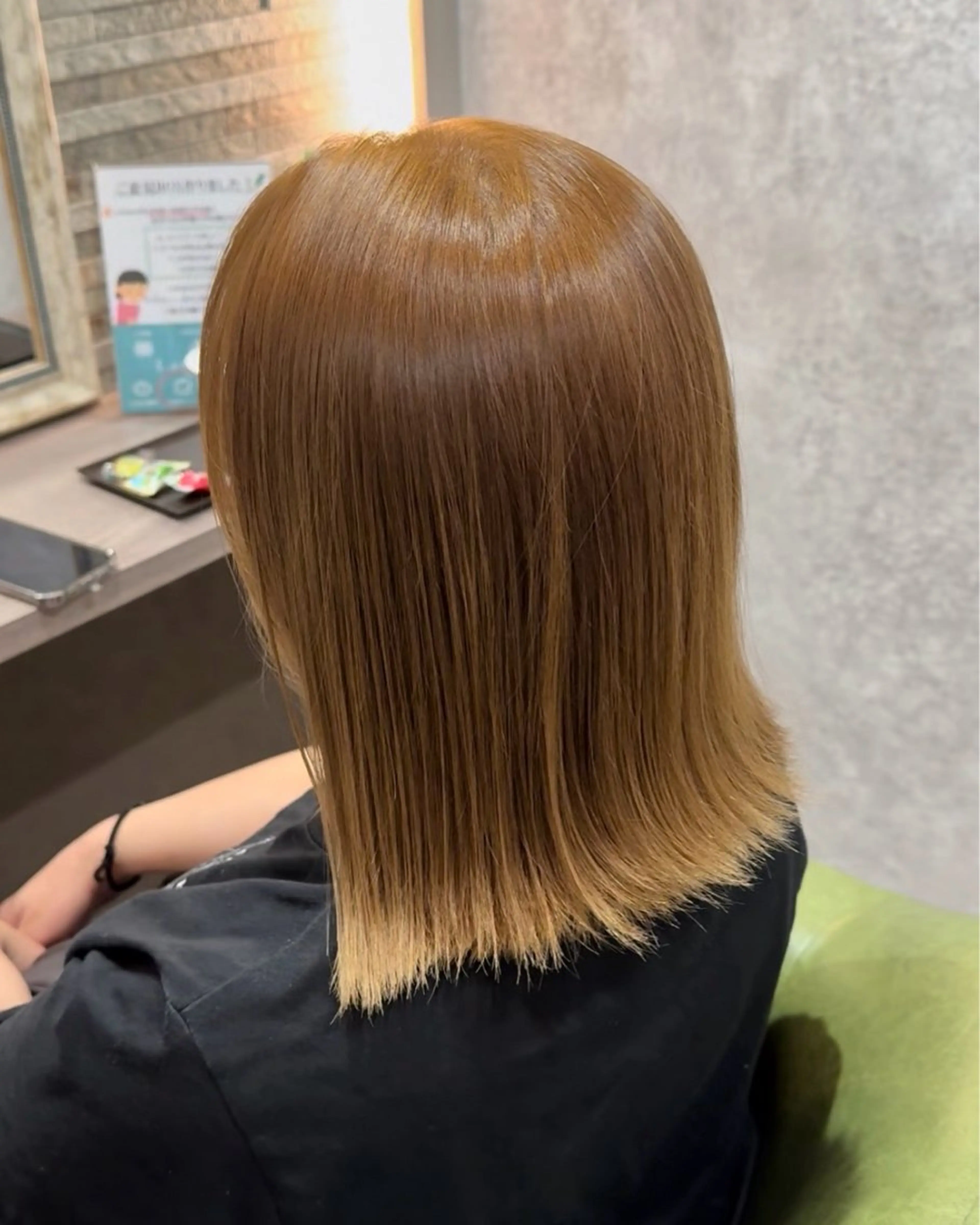 ミディアム カラー ヘアカラー 白崎 隆人のヘアスタイル
