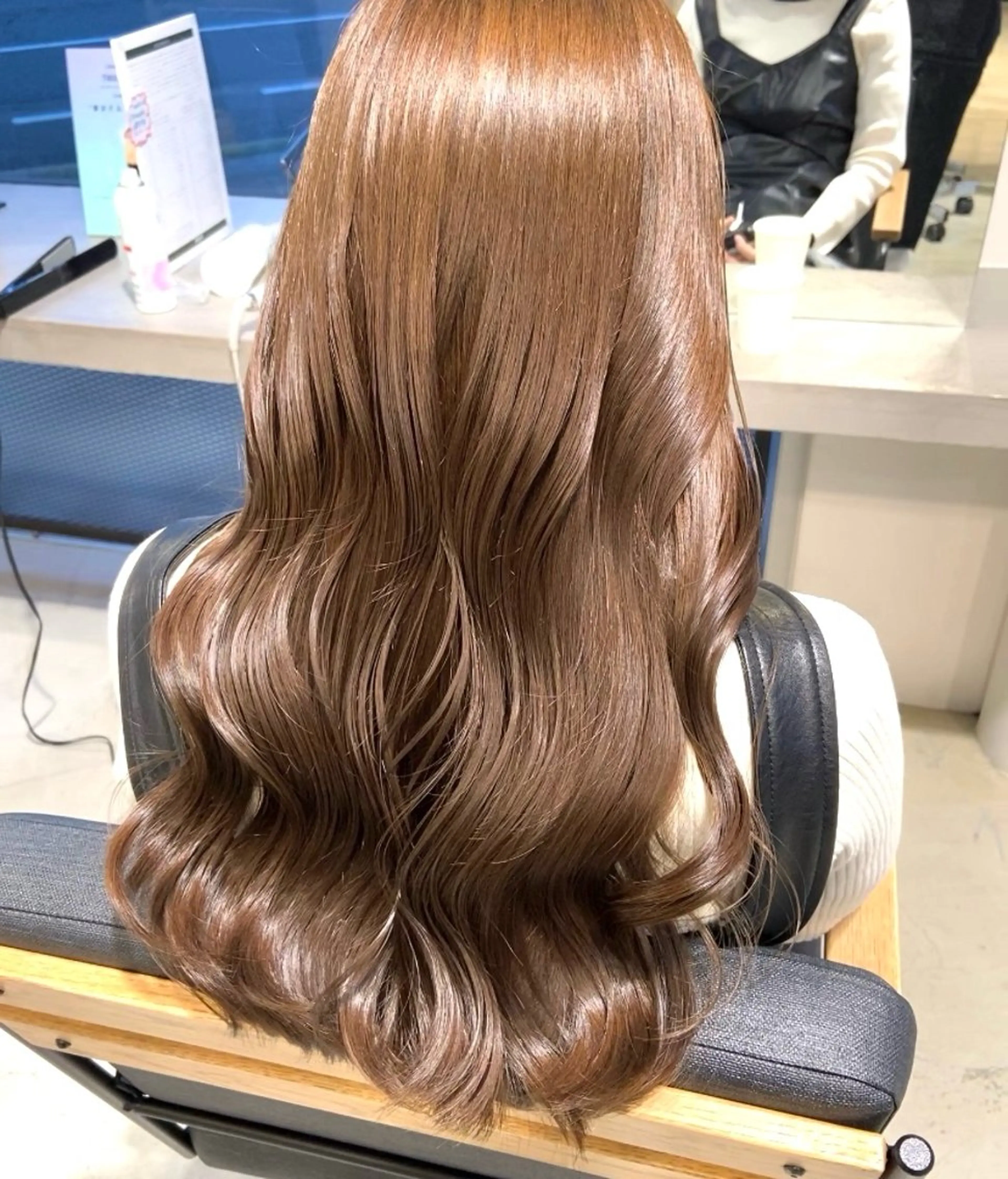 ロング カラー パーマ カット／ブリーチ🐏 モデル募集中 ナナホのヘアスタイル