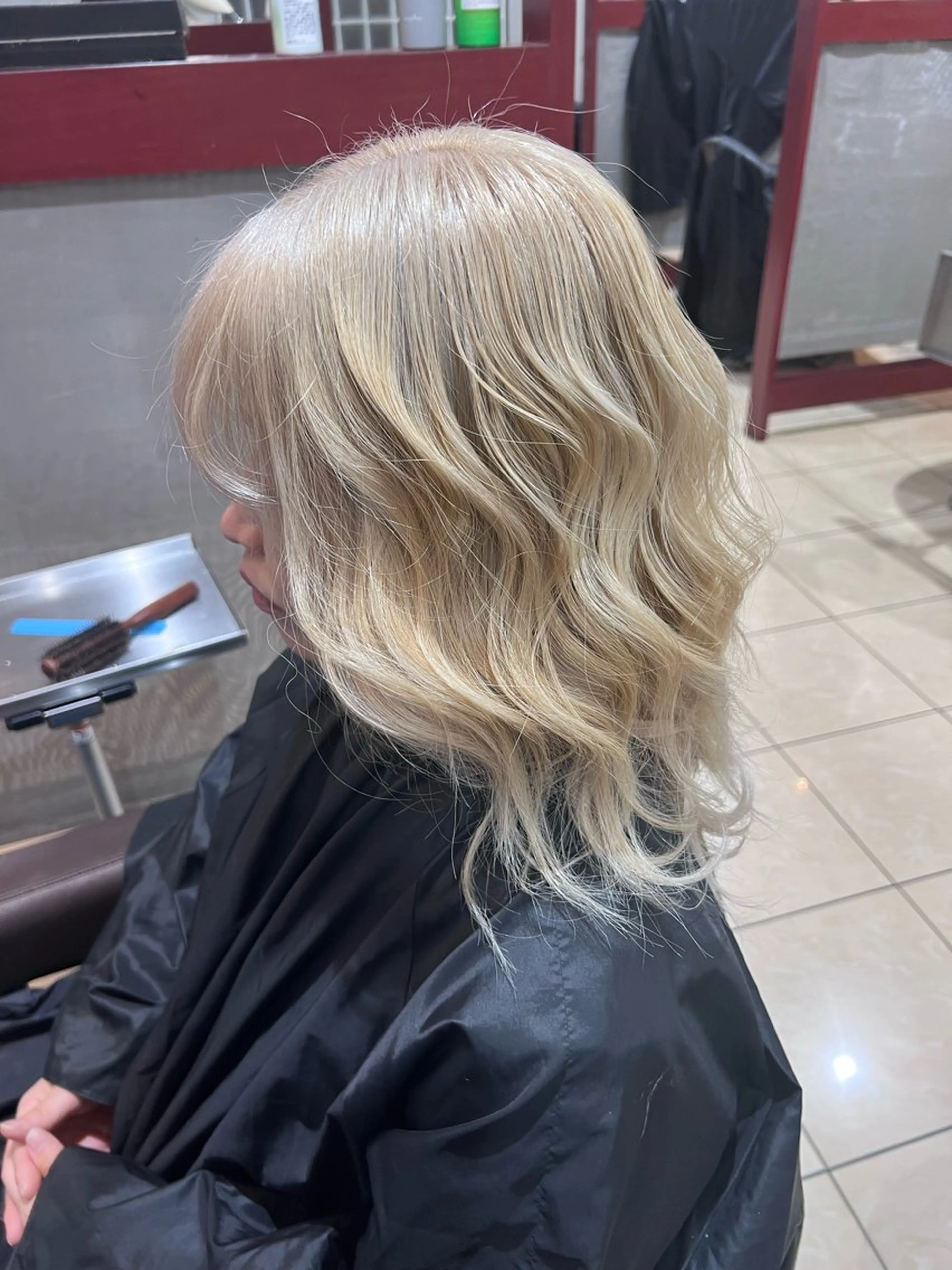 ミディアム 坂本 優輝のヘアスタイル