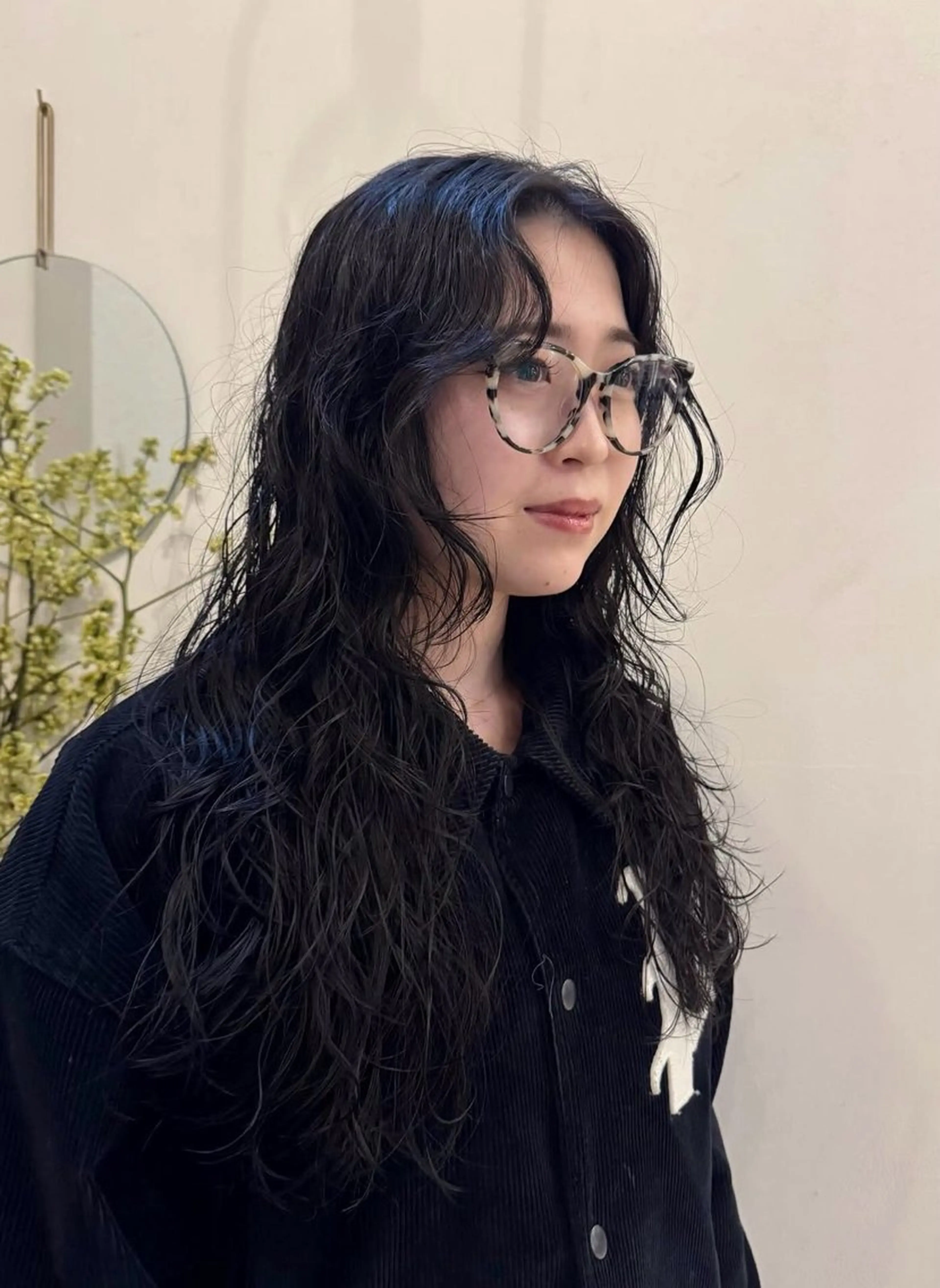 ロング パーマ カット パーマ ロングパーマ🌀 あきとのヘアスタイル