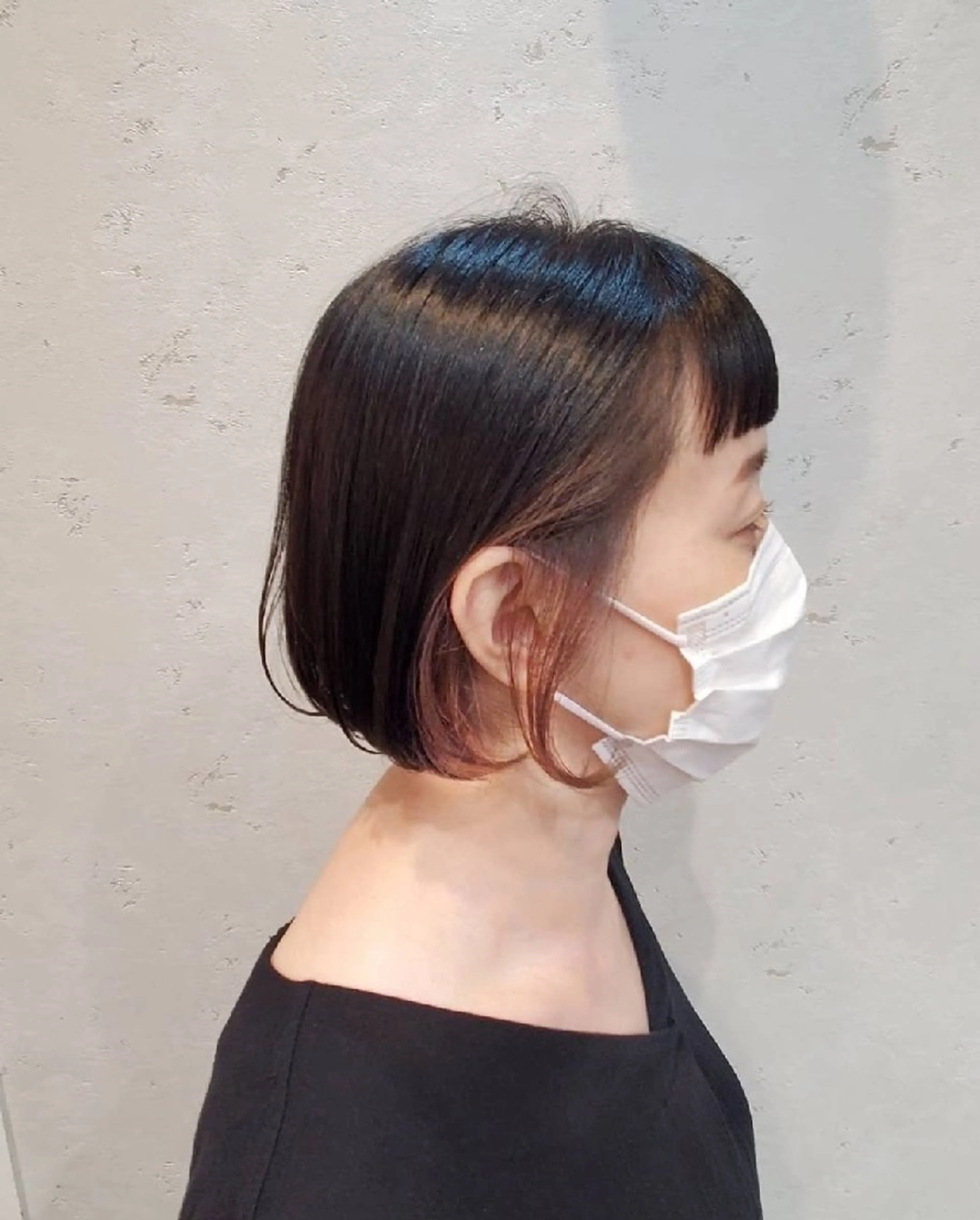 ショート カラー インナーカラー 顔周りカット ヘアカラー トリートメント 大人女性の救世主💫 溝の口/岡部彩夏のヘアスタイル