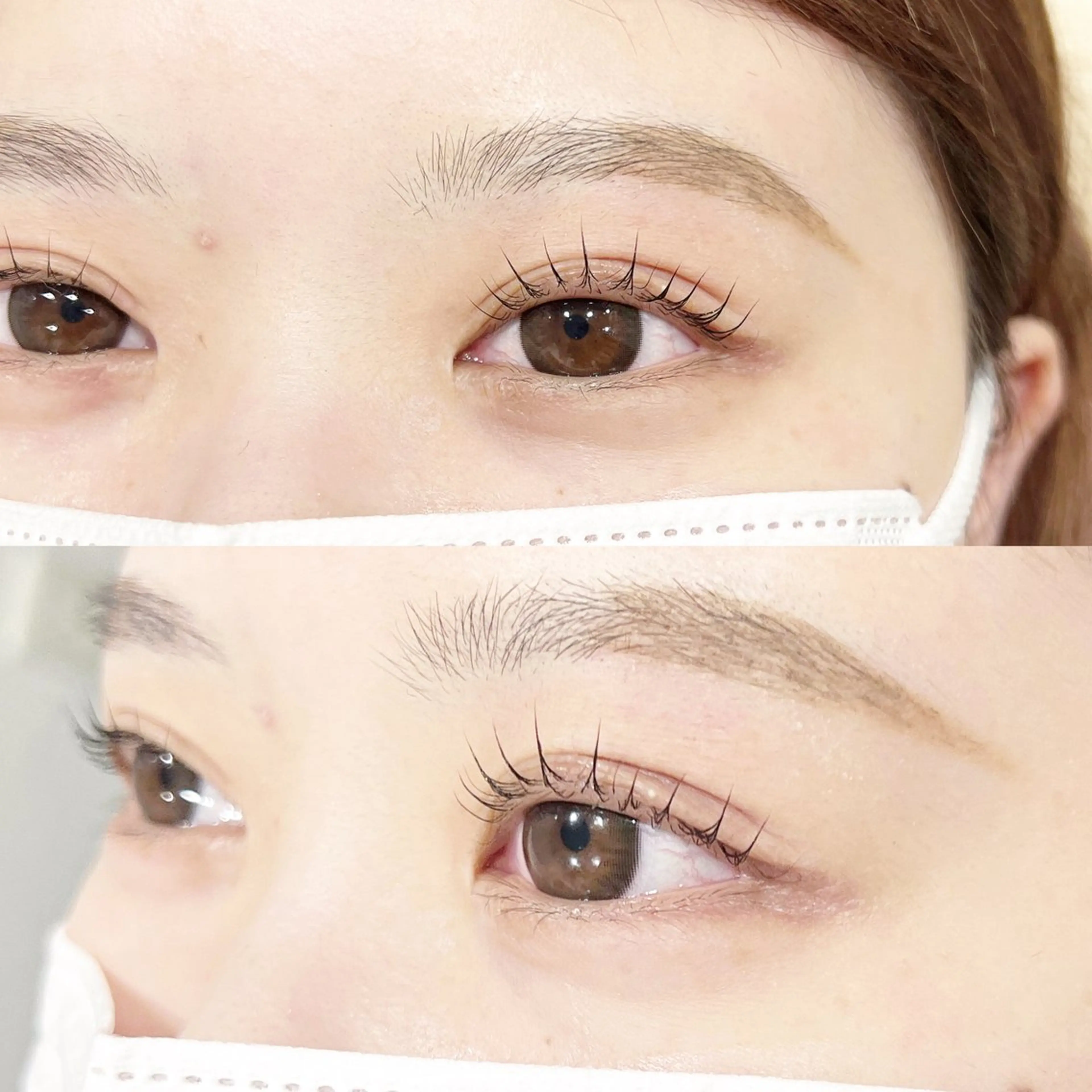 【🤍ご新規様限定🤍】まつ毛パーマ&アイブローwax➕束間コーティング付き🎀の写真