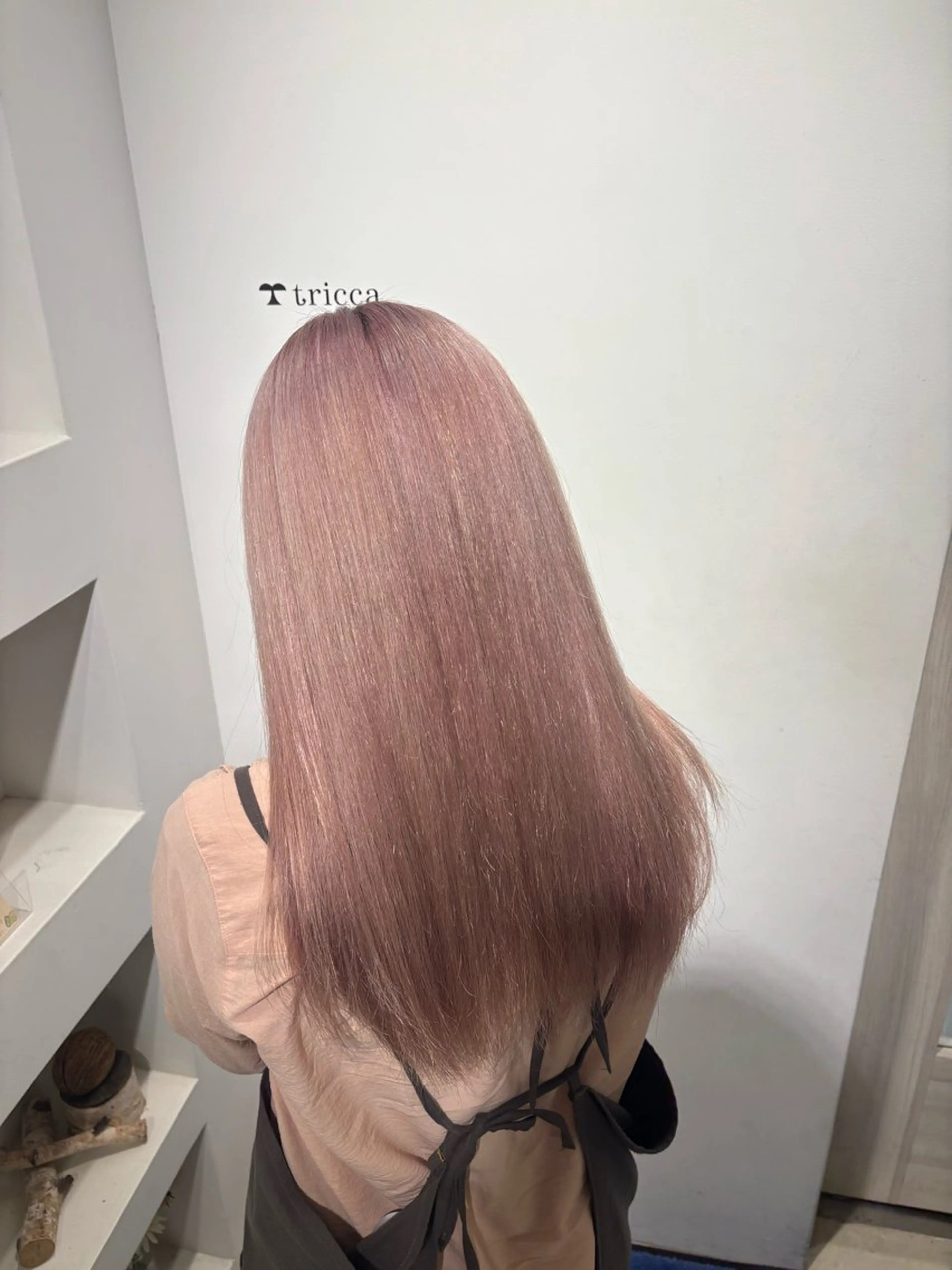 ロング カラー ベージュカラー ピンクカラー ピンクベージュ 葉山/ボブカット tsubasa🌿のヘアスタイル