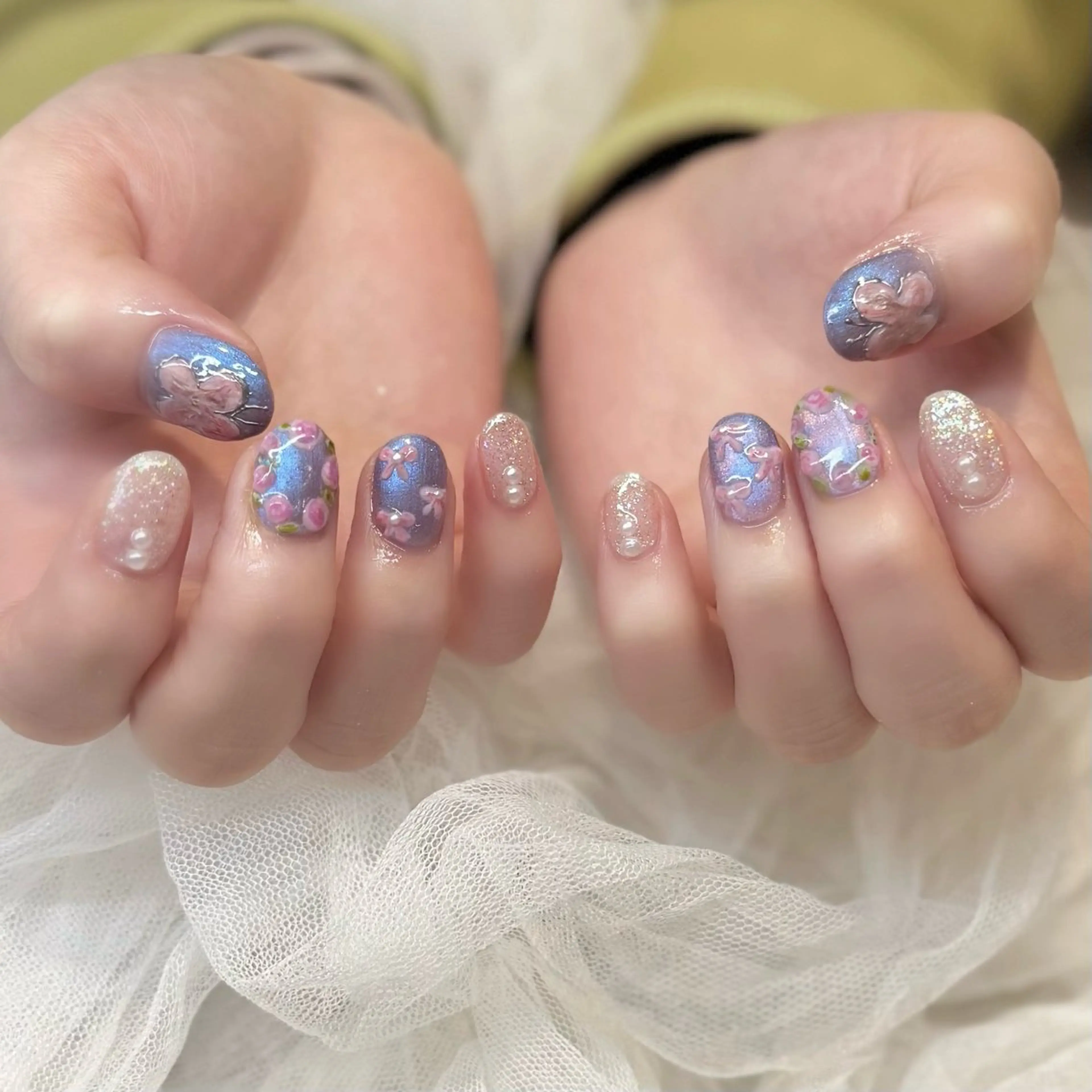 ネイル ハンドネイル 新井 ひなののネイルデザイン