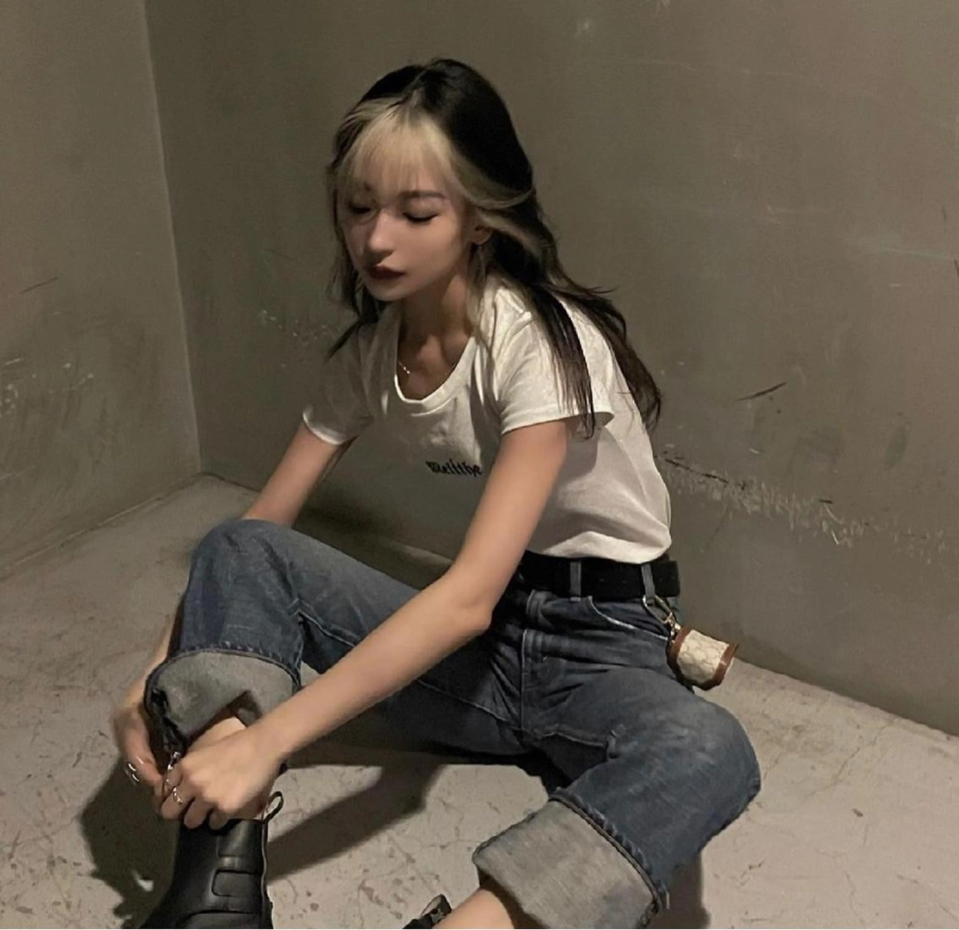 カラー 莉乃/縮毛矯正/髪質 改善/艶カラーのヘアスタイル