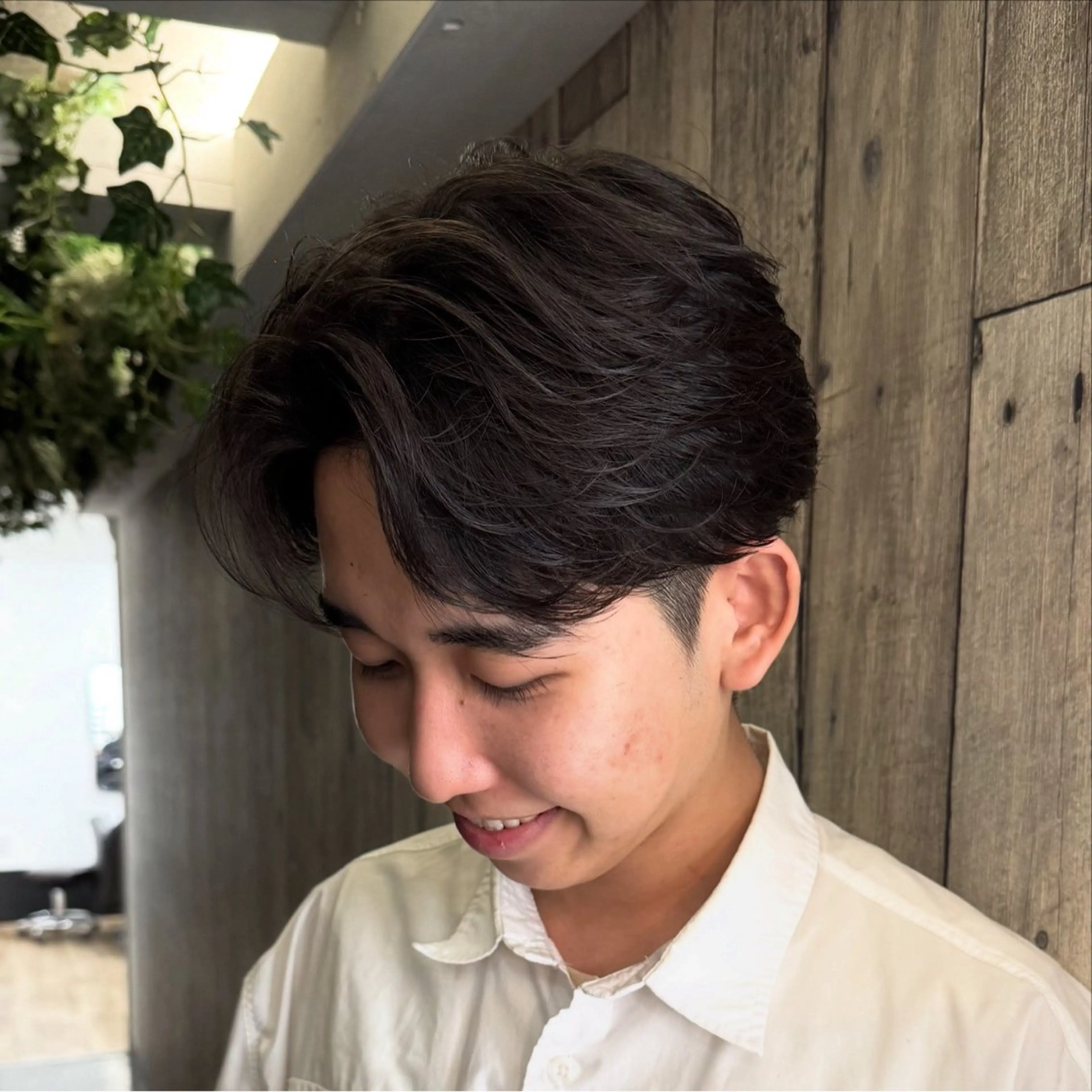 メンズ カット パーマ REBECCA 宮崎伊玖のヘアスタイル