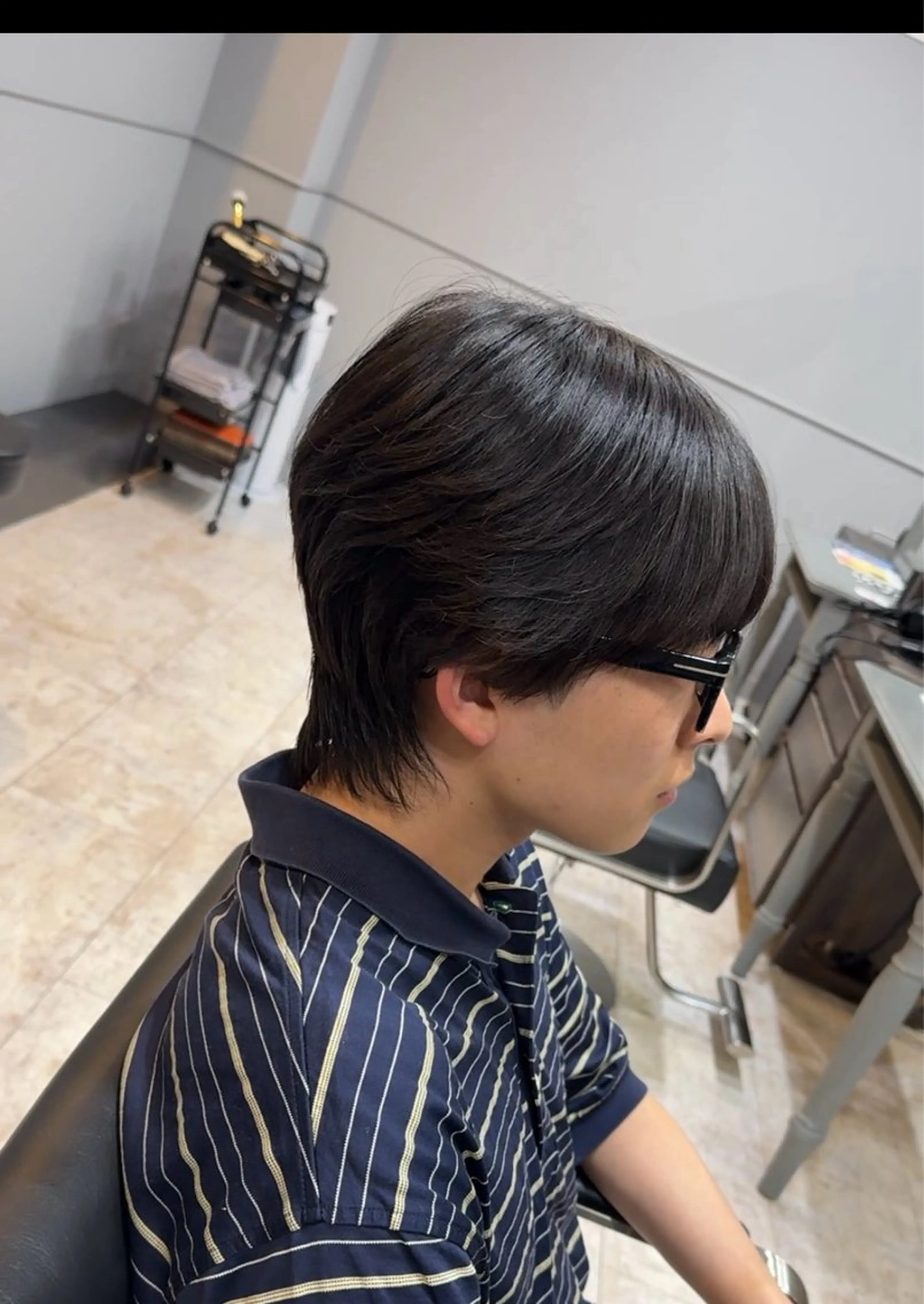 メンズ マッシュウルフ マッシュ メンズウルフカット ウルフカット カット Miyabi.💋 ABEYLEVRAIのヘアスタイル