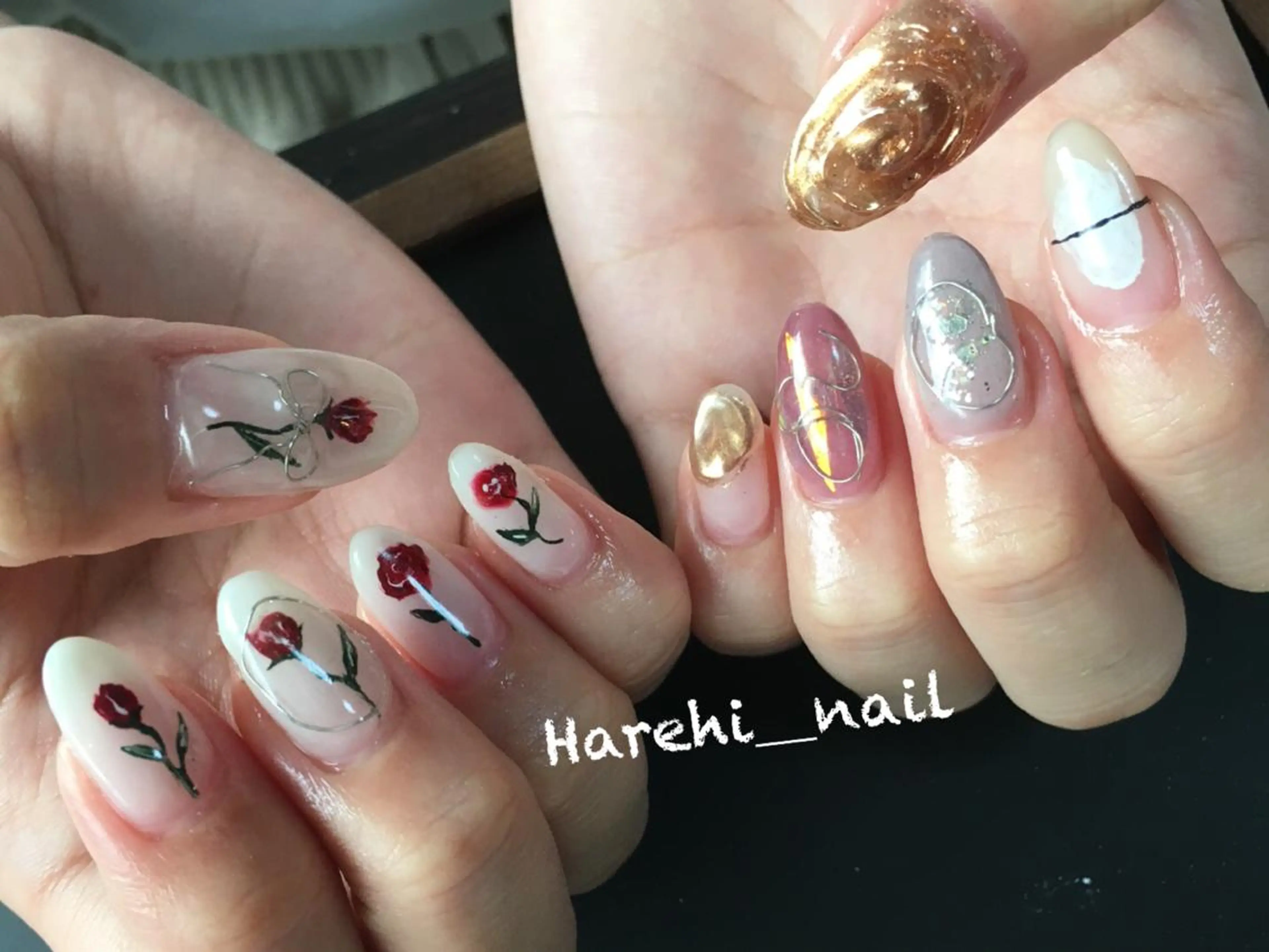 ネイル ハンドネイル Harehi_ nailのネイルデザイン
