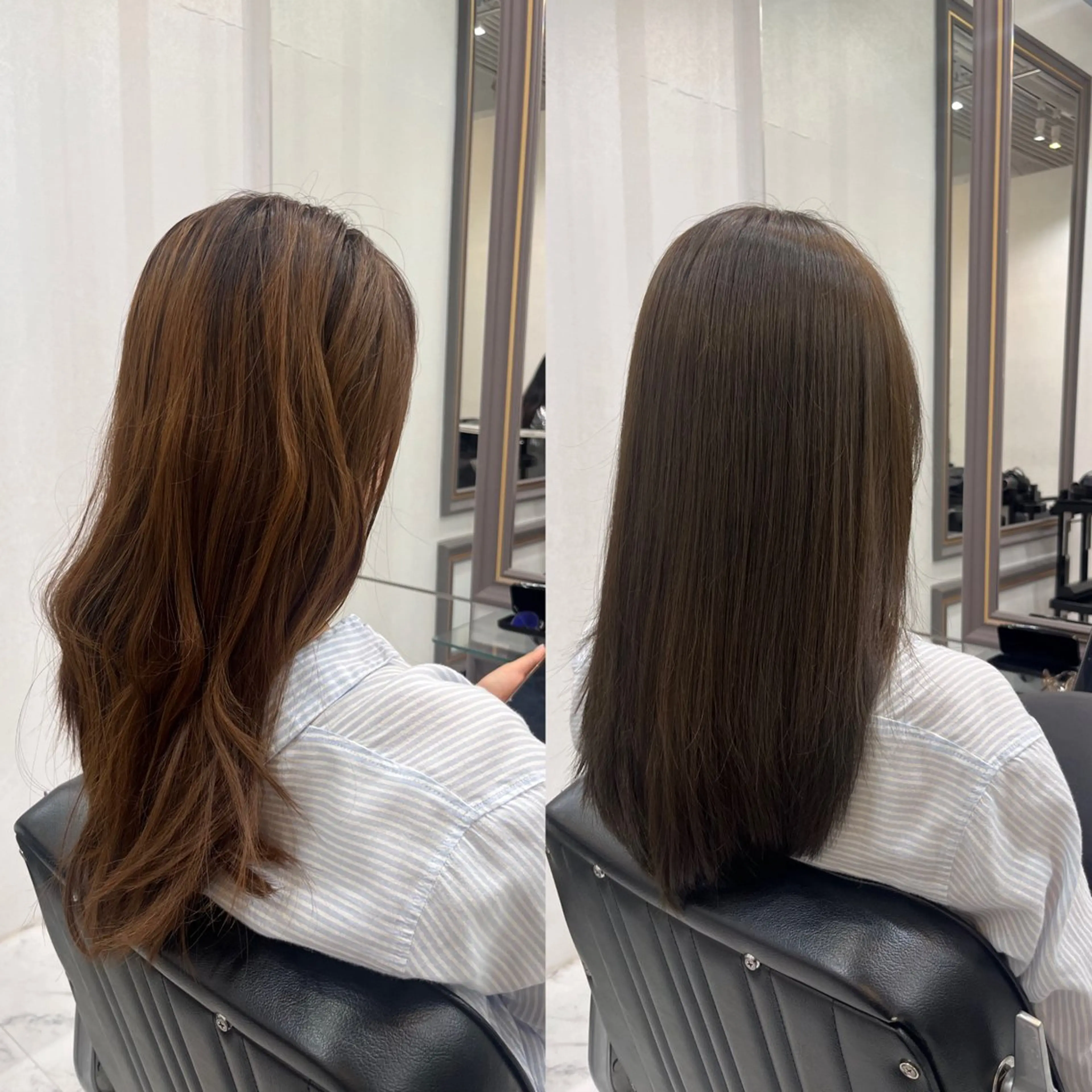 セミロング カラー トリートメント Hana🌷/ 透明感/艶髪/表参道のヘアスタイル
