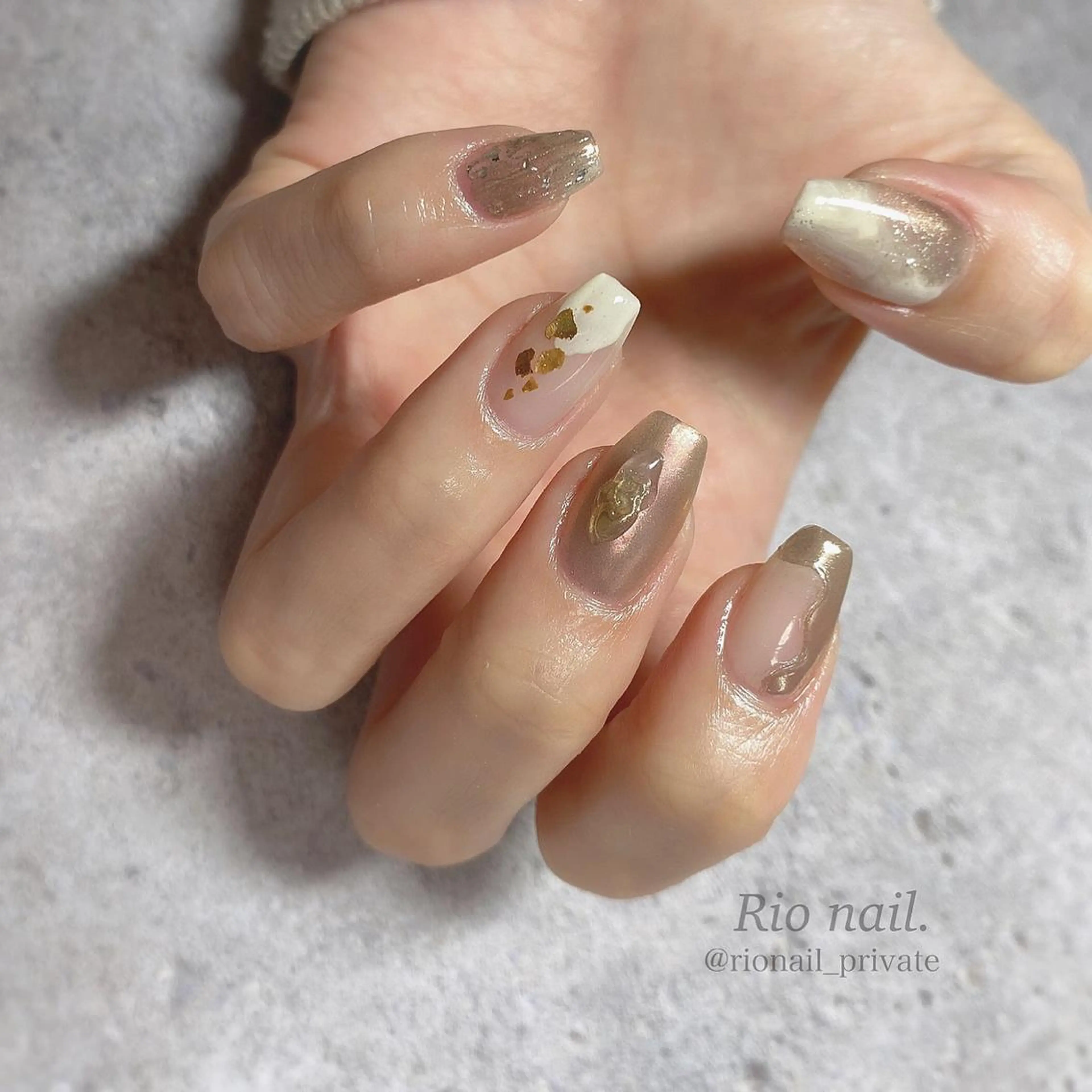 ネイル ハンドネイル nailsalon linneのネイルデザイン