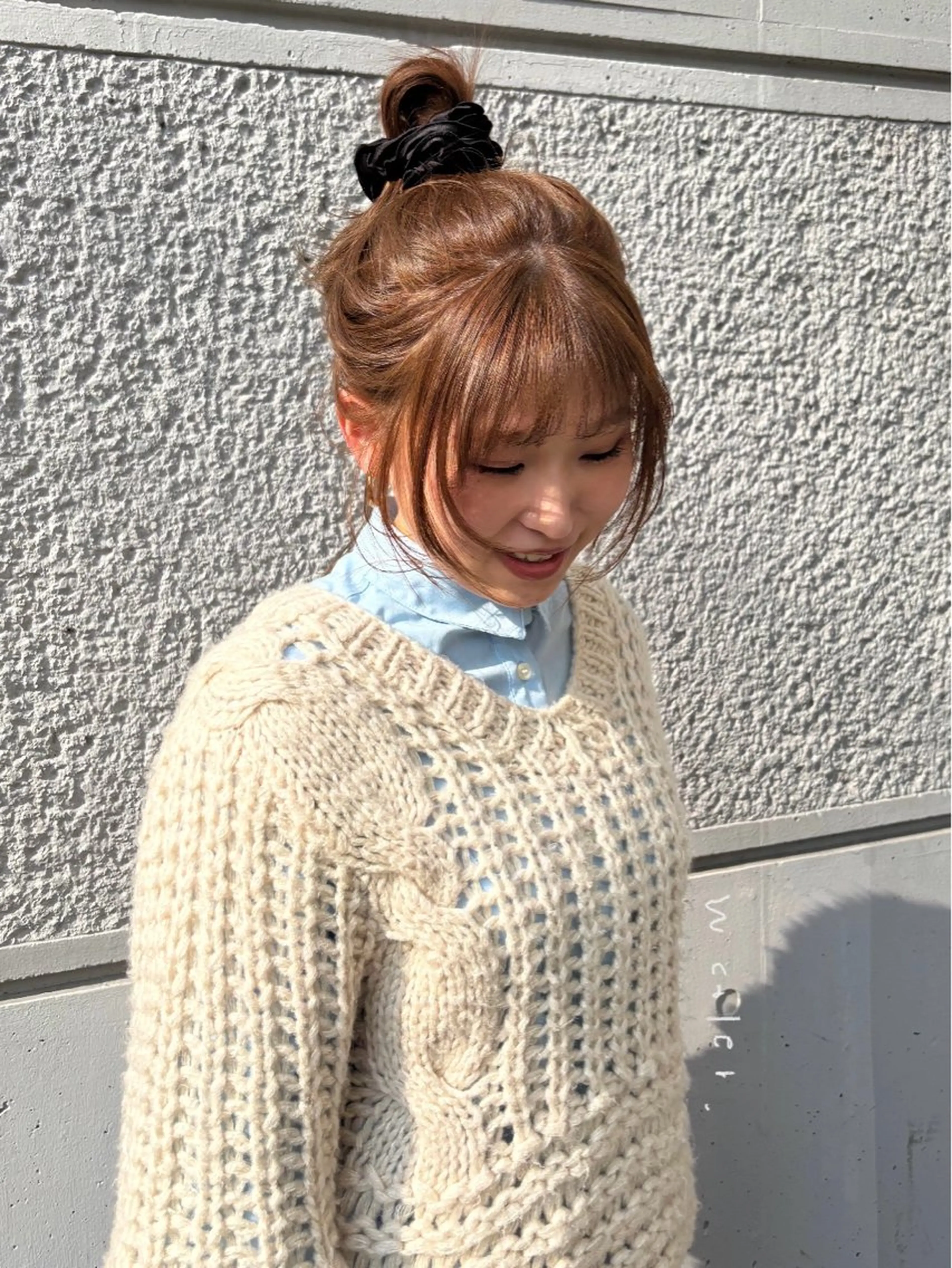 カラー ベージュカラー ブリーチ ダブルカラー ブリーチなしカラー Kouda harukaのヘアスタイル