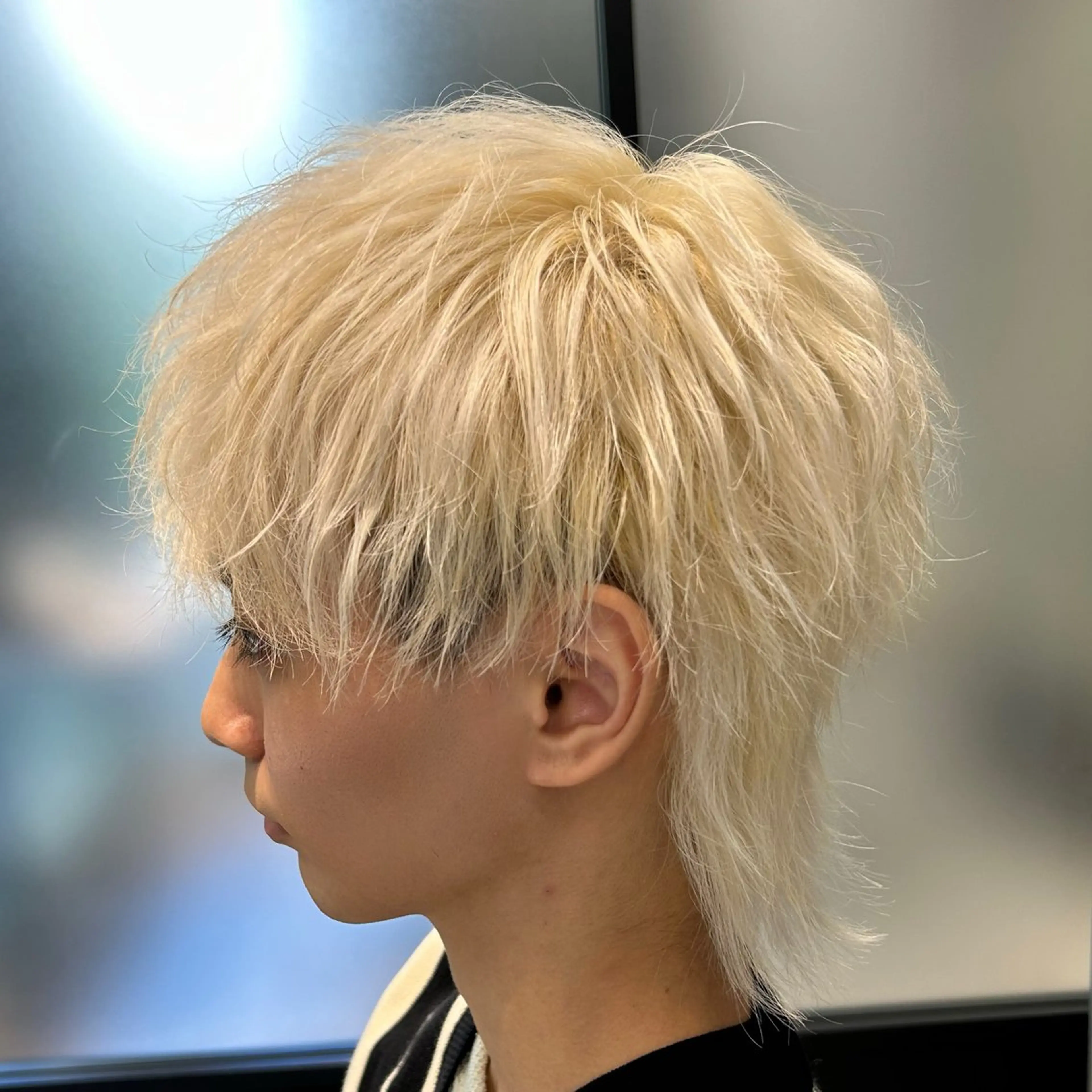 カラー メンズ 抜きっぱなしブロンド ブロンド 渋谷メンズヘア/ 加藤優一のヘアスタイル