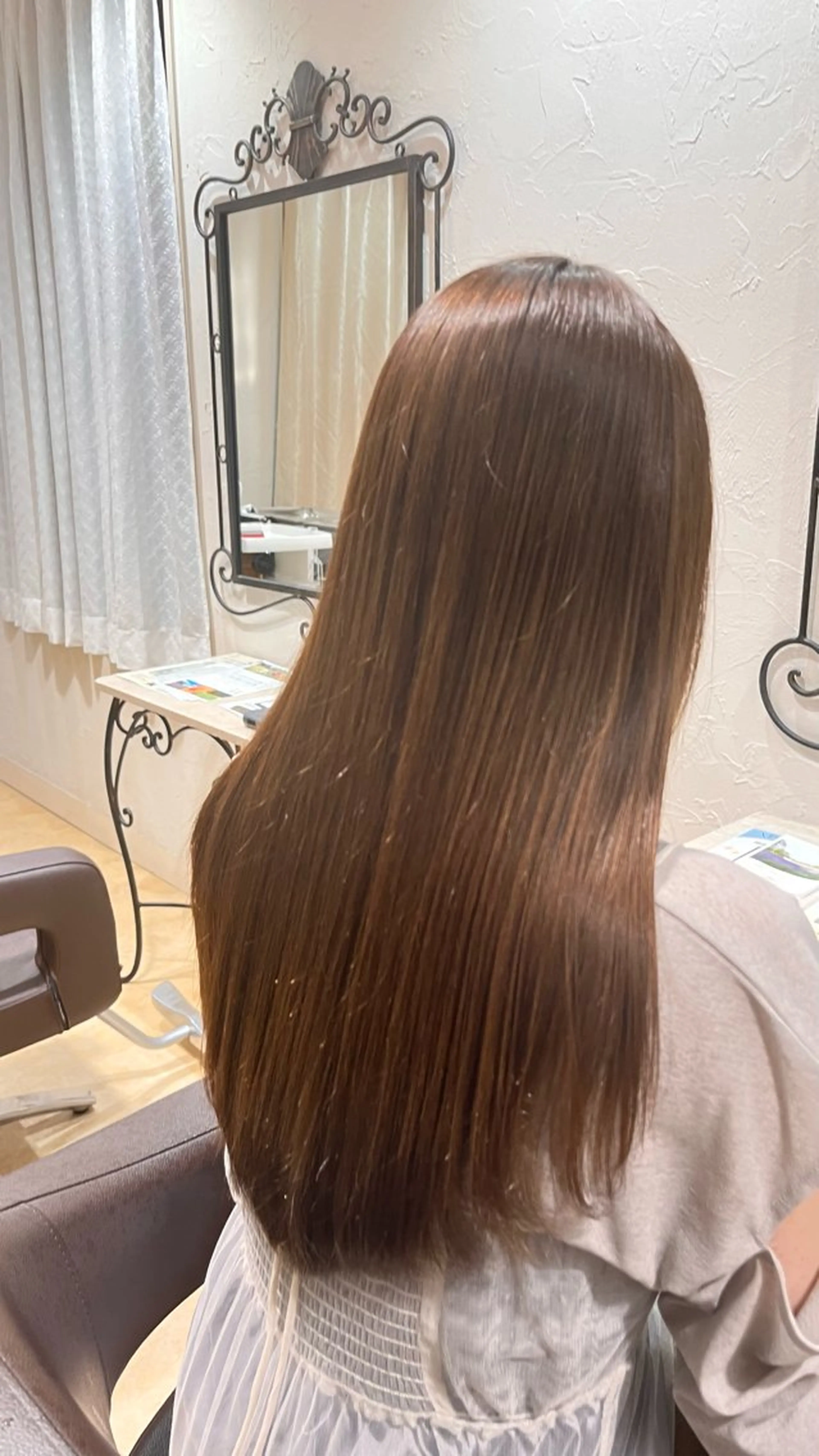ロング 野村 佳蓮のヘアスタイル