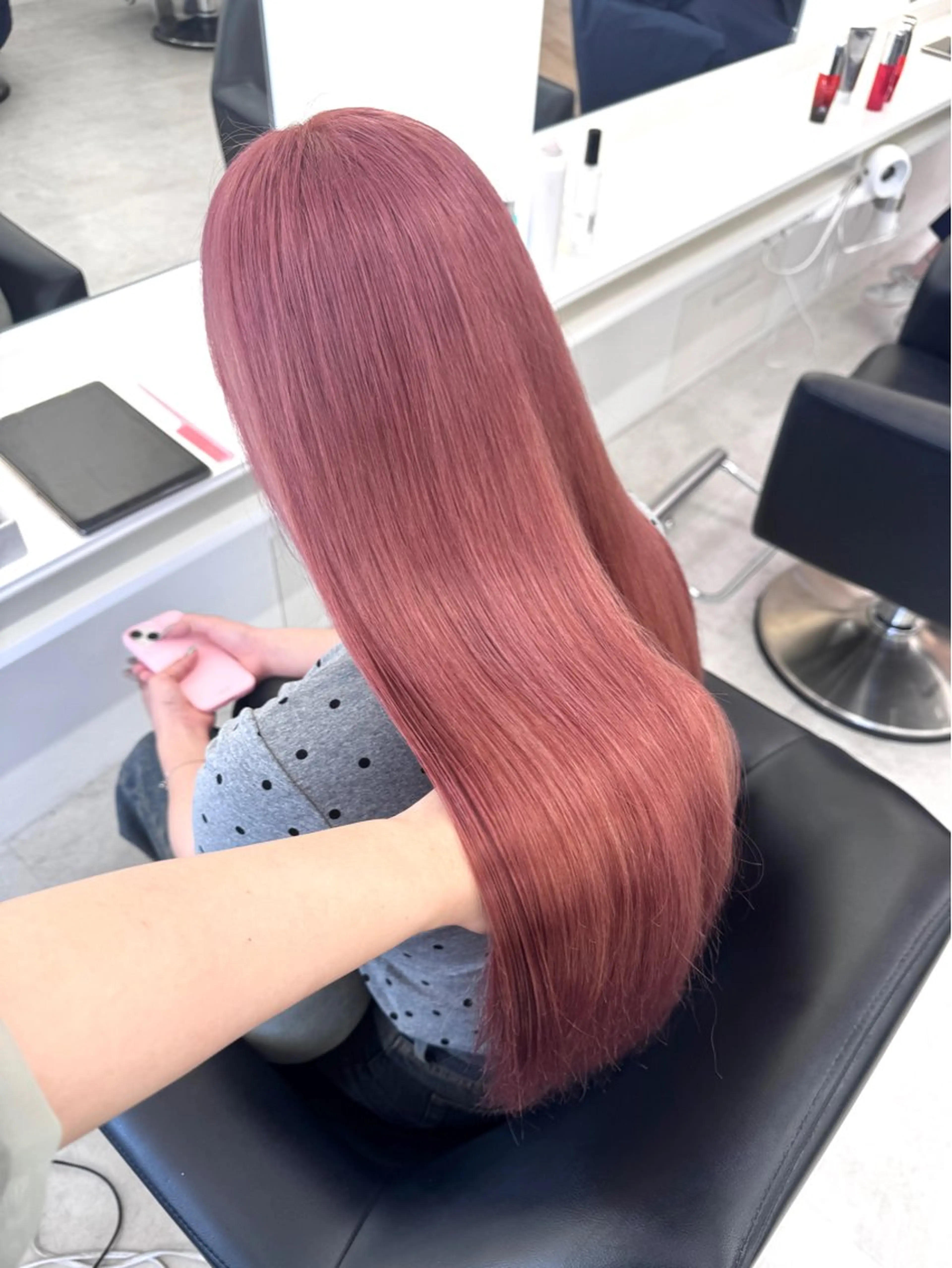 ロング カラー ヘアカラー ♡ParveMix NANO♡のヘアスタイル