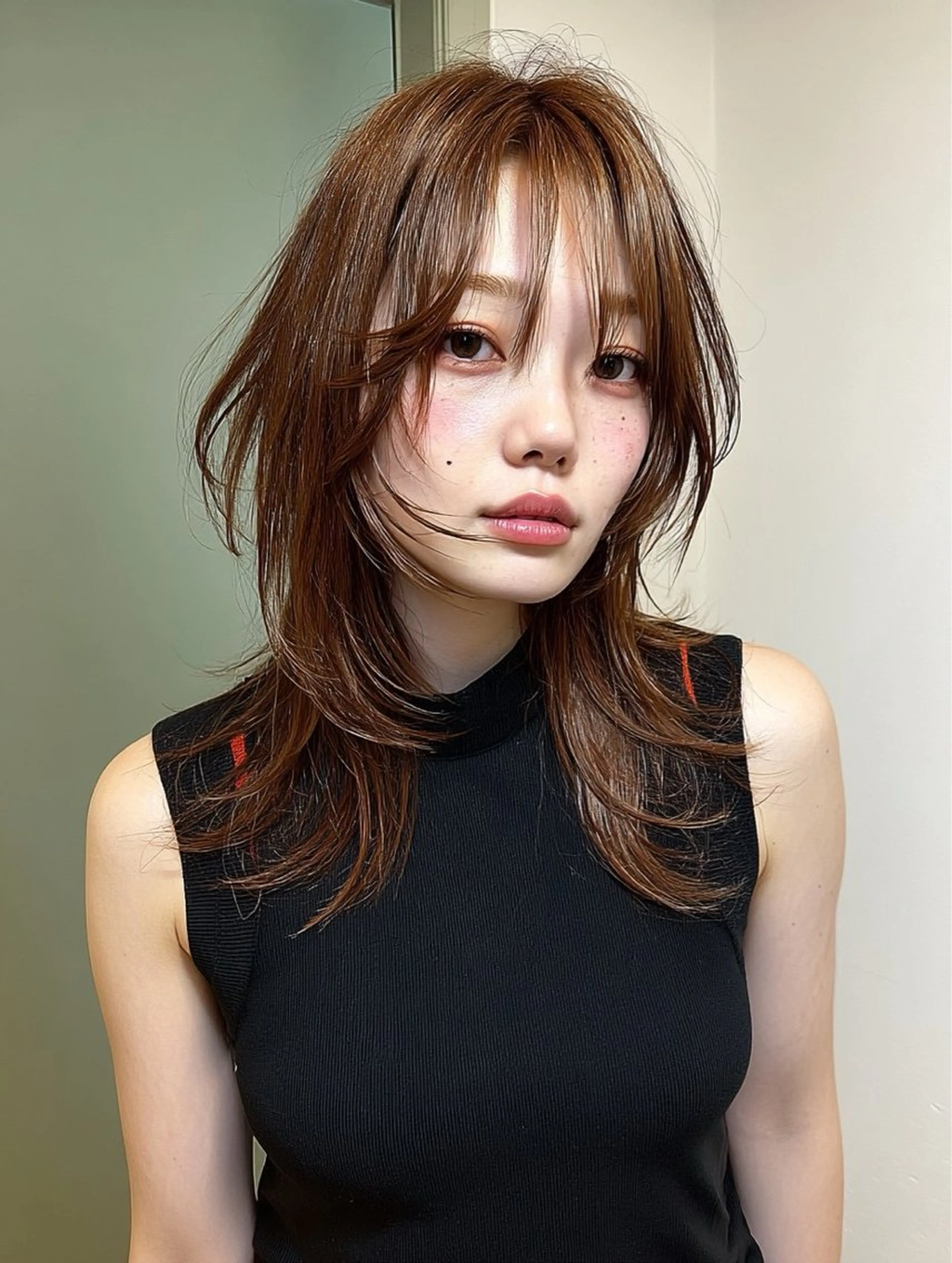 ミディアム カラー Hiroto/表参道 ブリーチカラー⚡️のヘアスタイル