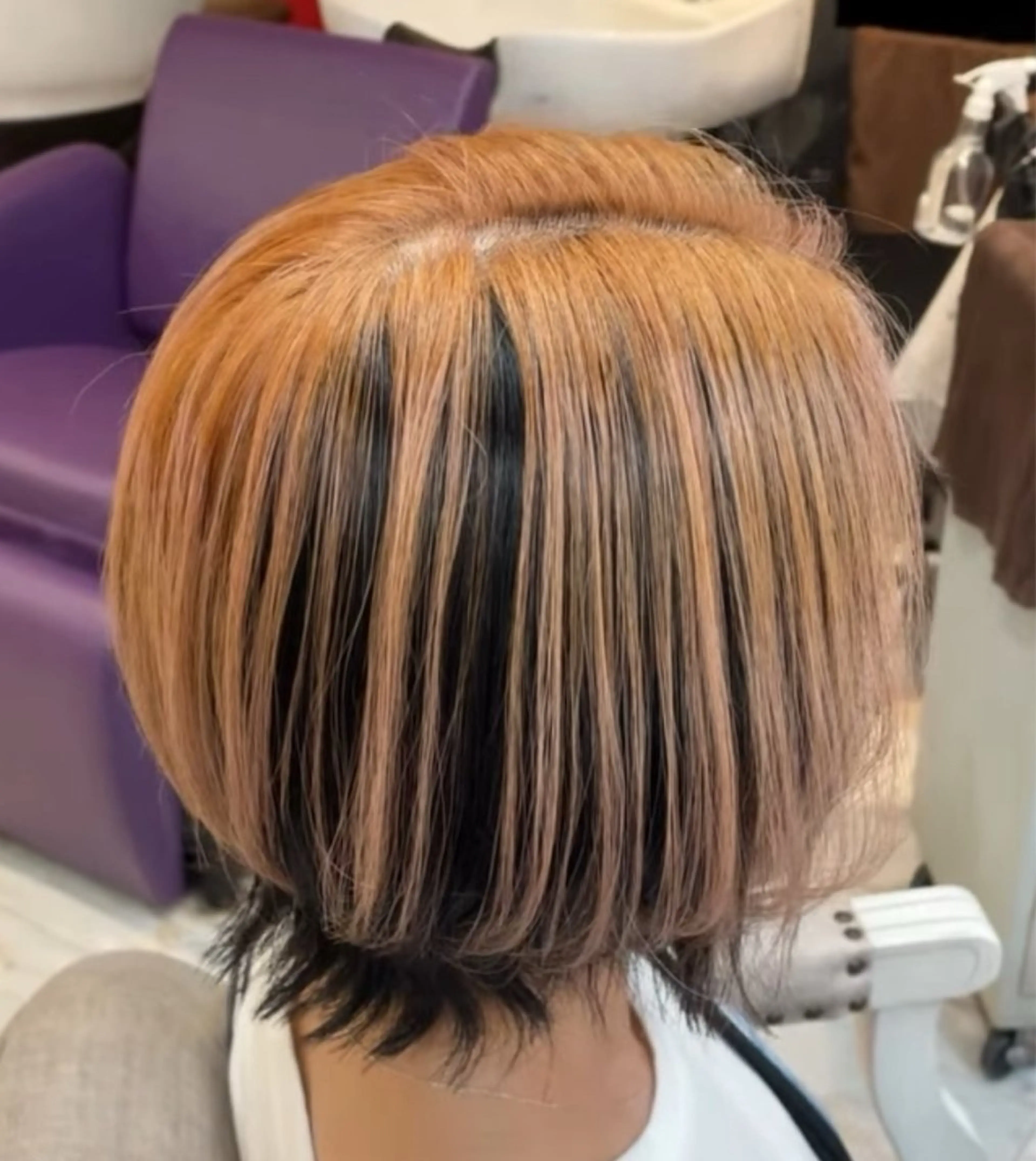 ミディアム カラー デザインカラー 寺門 達也のヘアスタイル