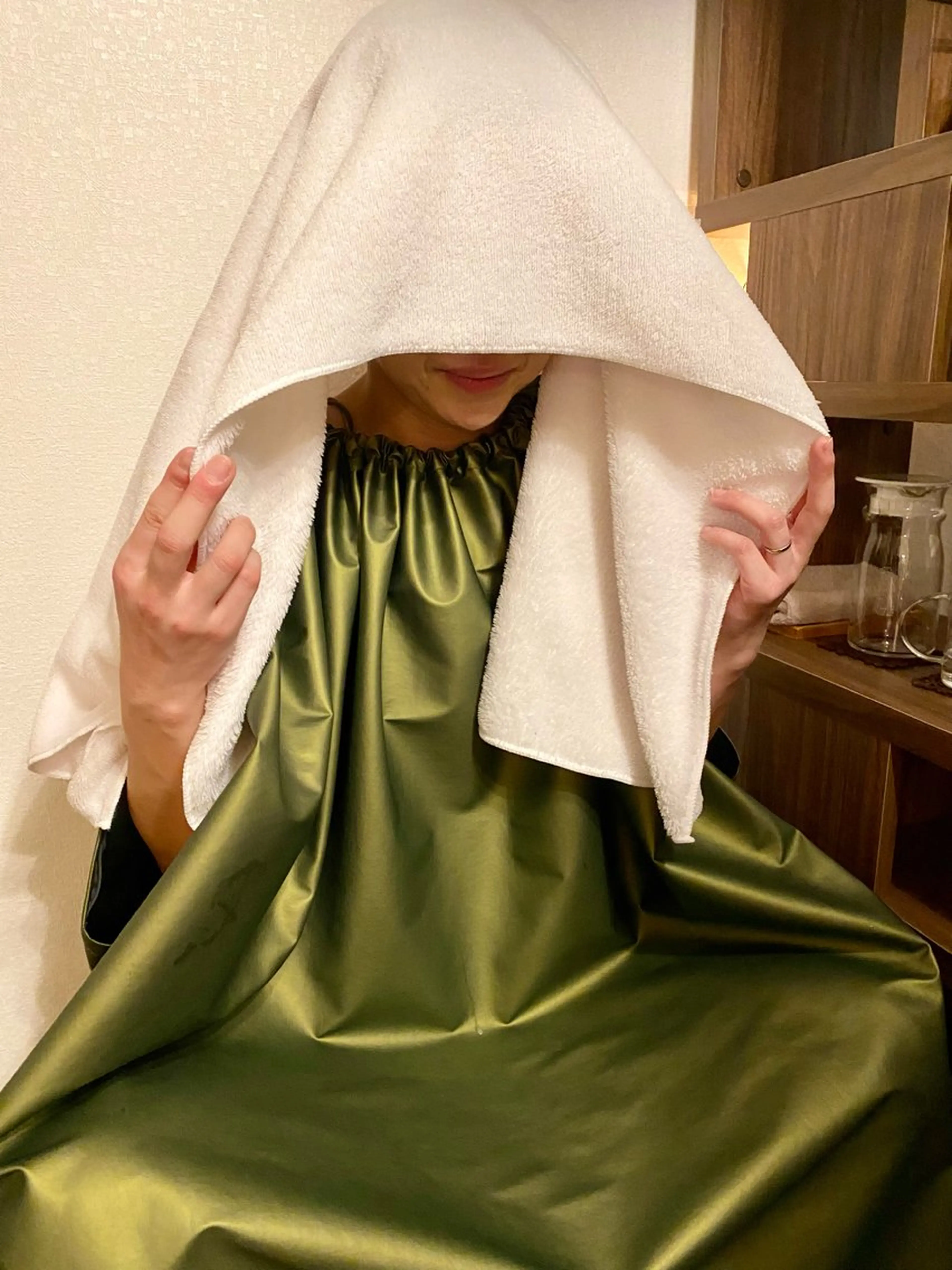 ヘッドスパよもぎ蒸し 育美肌フェイシャルのエステ・リラクイメージ