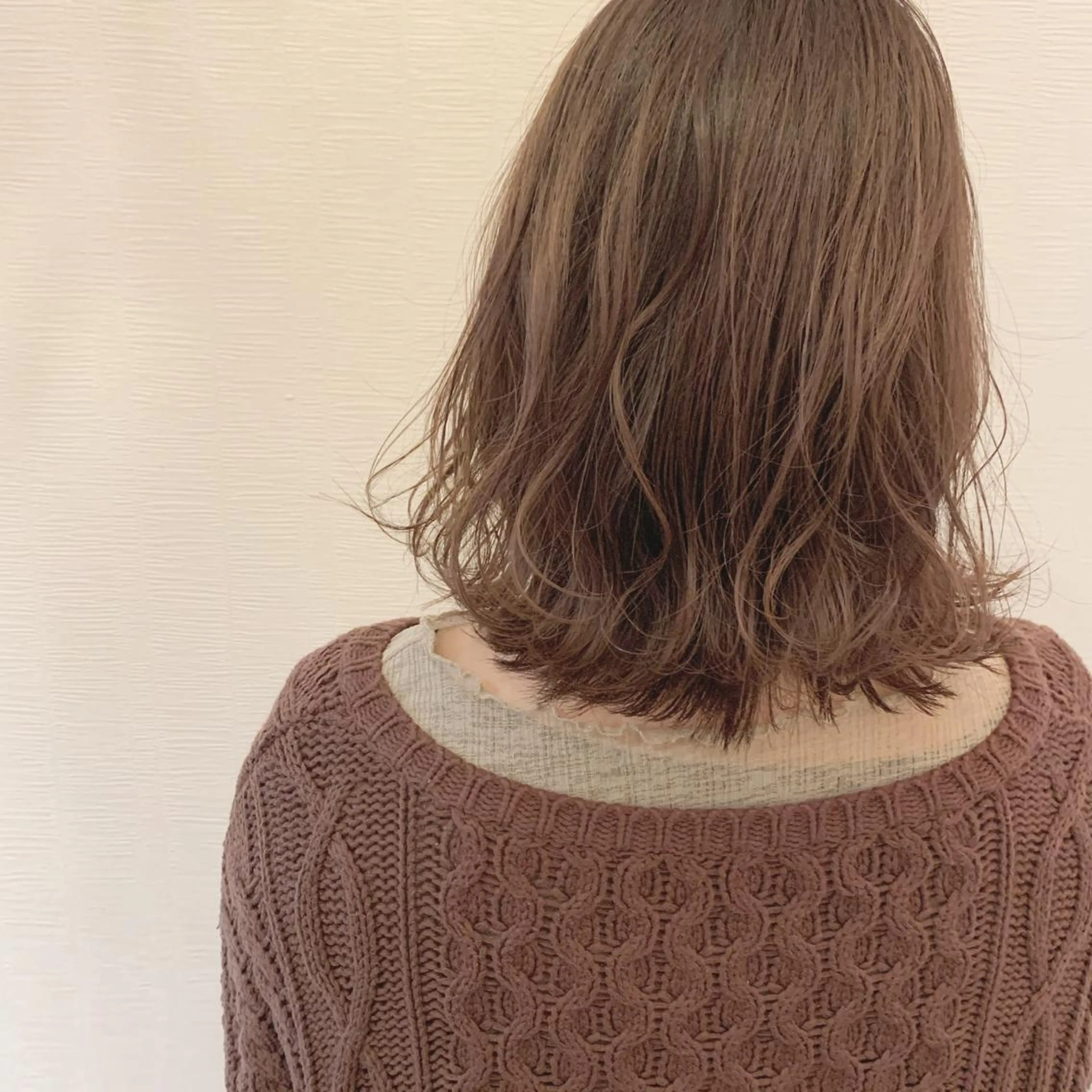 ミディアム カラー オレンジ ピンクカラー ヘアカラー トリートメント 池田 真由美のヘアスタイル