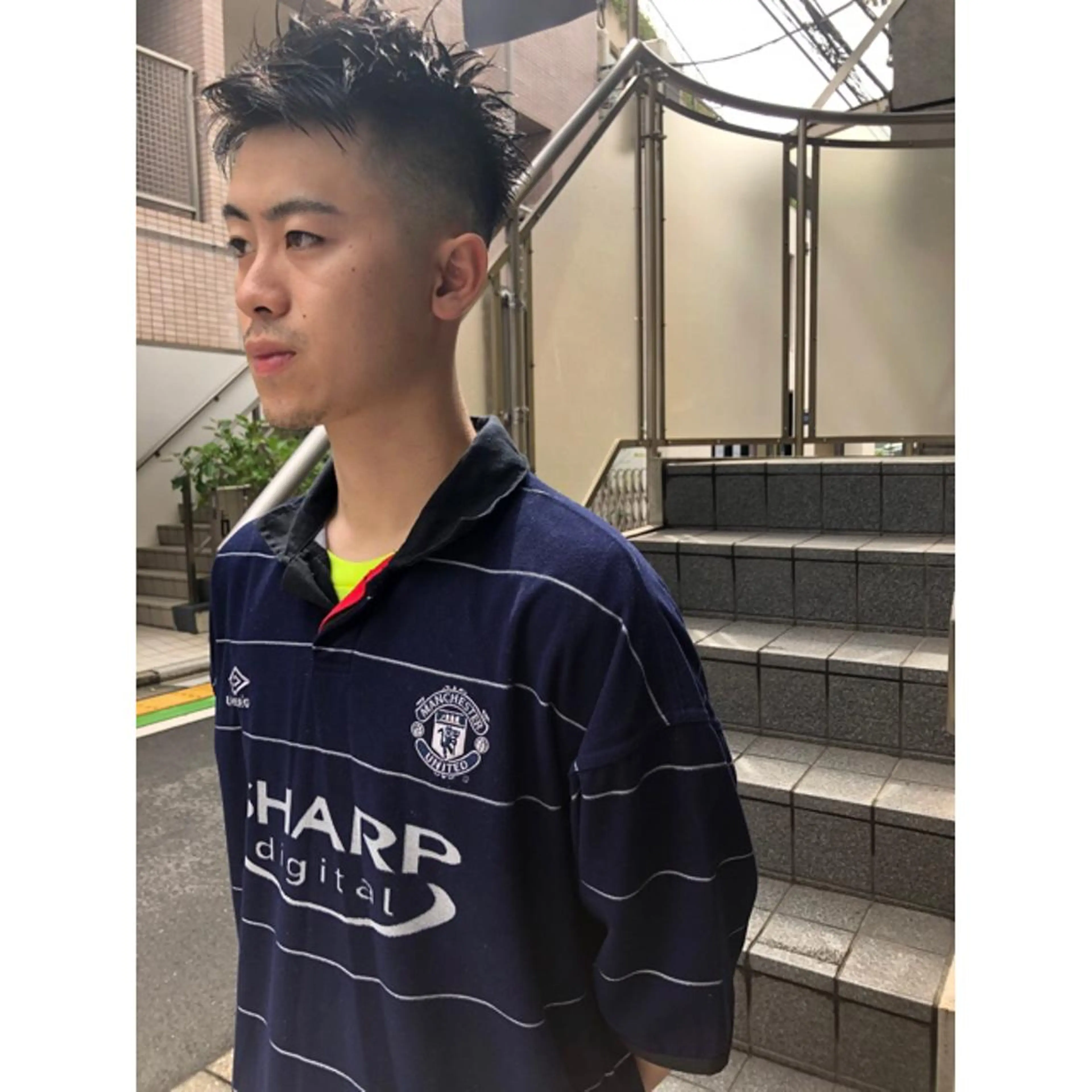 メンズ フェードカット 刈り上げ 🌈圧倒的デザイン パーマ　関和希のヘアスタイル