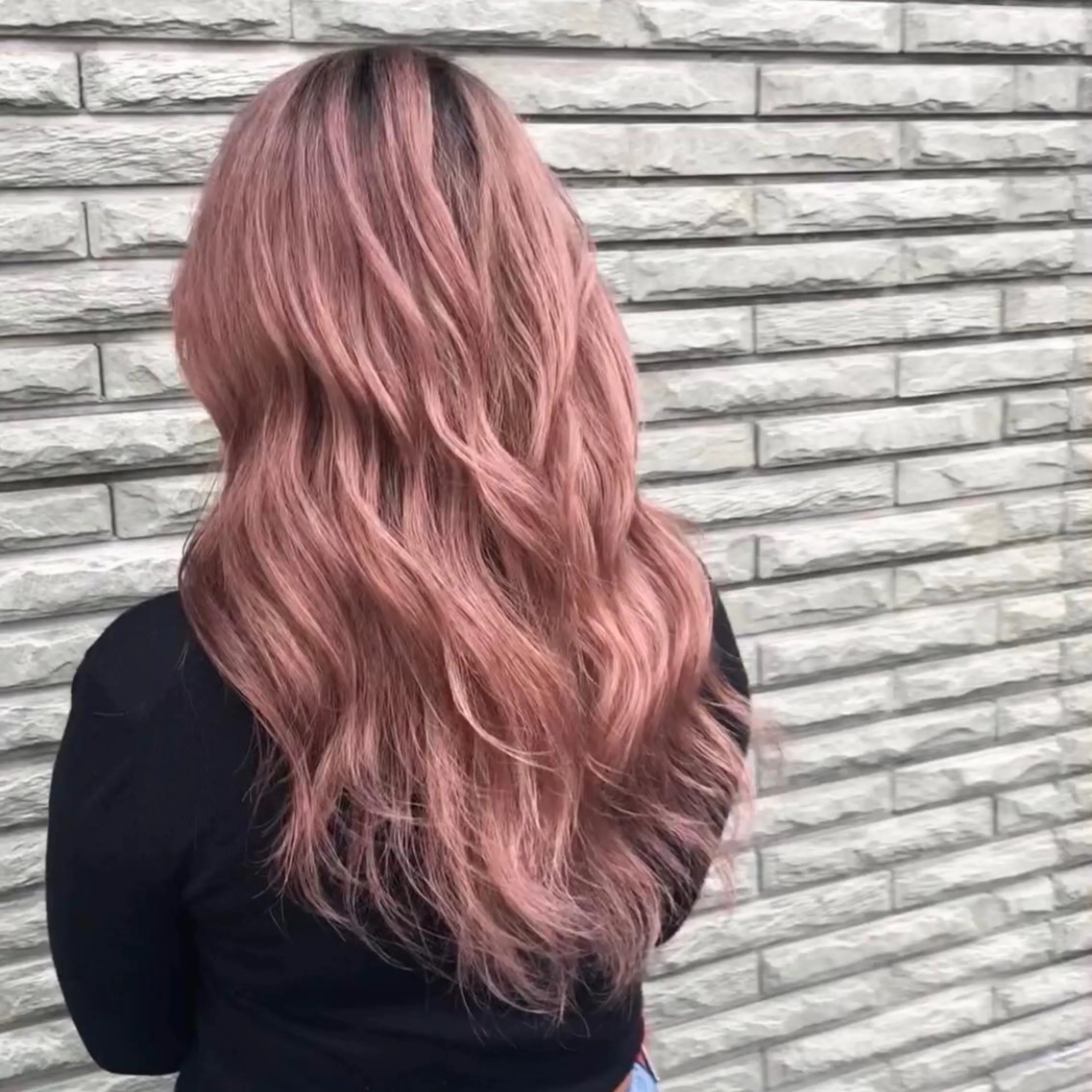 セミロング カラー ヘアアレンジ ショートボブ シールエクステ バレイヤージュ デザインカラー ハイライトカラー アンドウ ユウ/ レイヤーカット/韓国のヘアスタイル