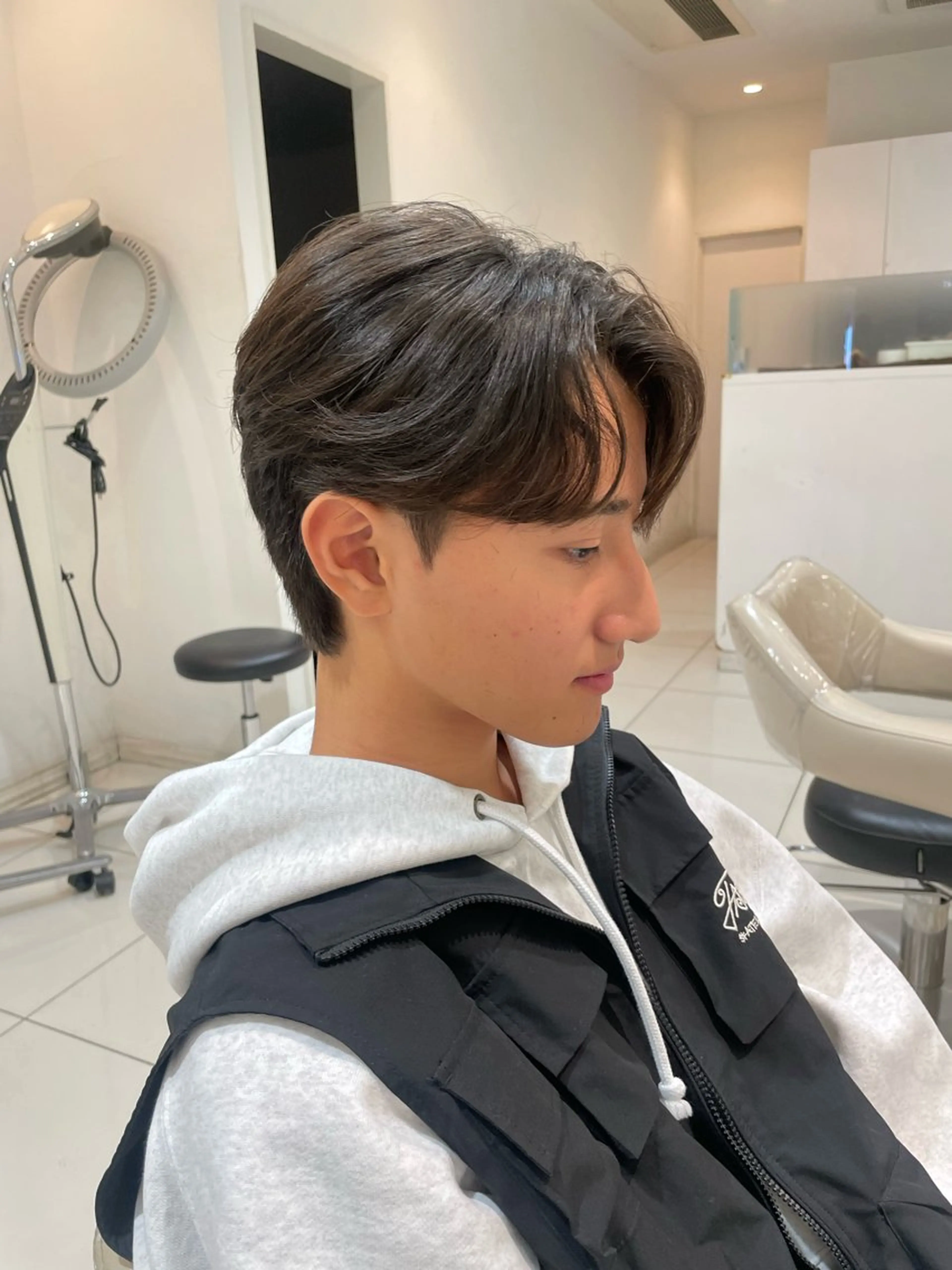 ショート メンズ カット 樋笠 知佳のヘアスタイル