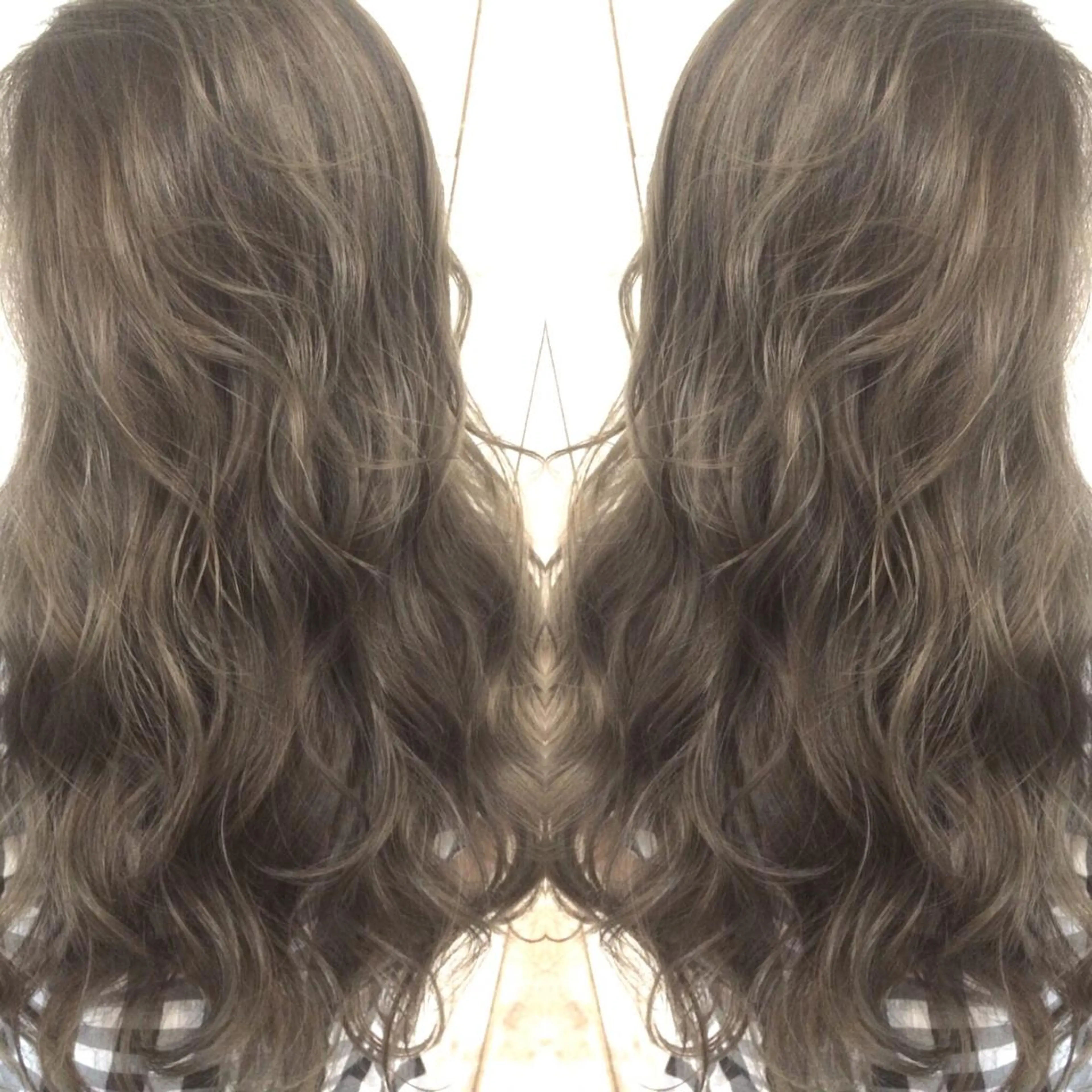 ロング カラー ベージュカラー 井上 一平のヘアスタイル