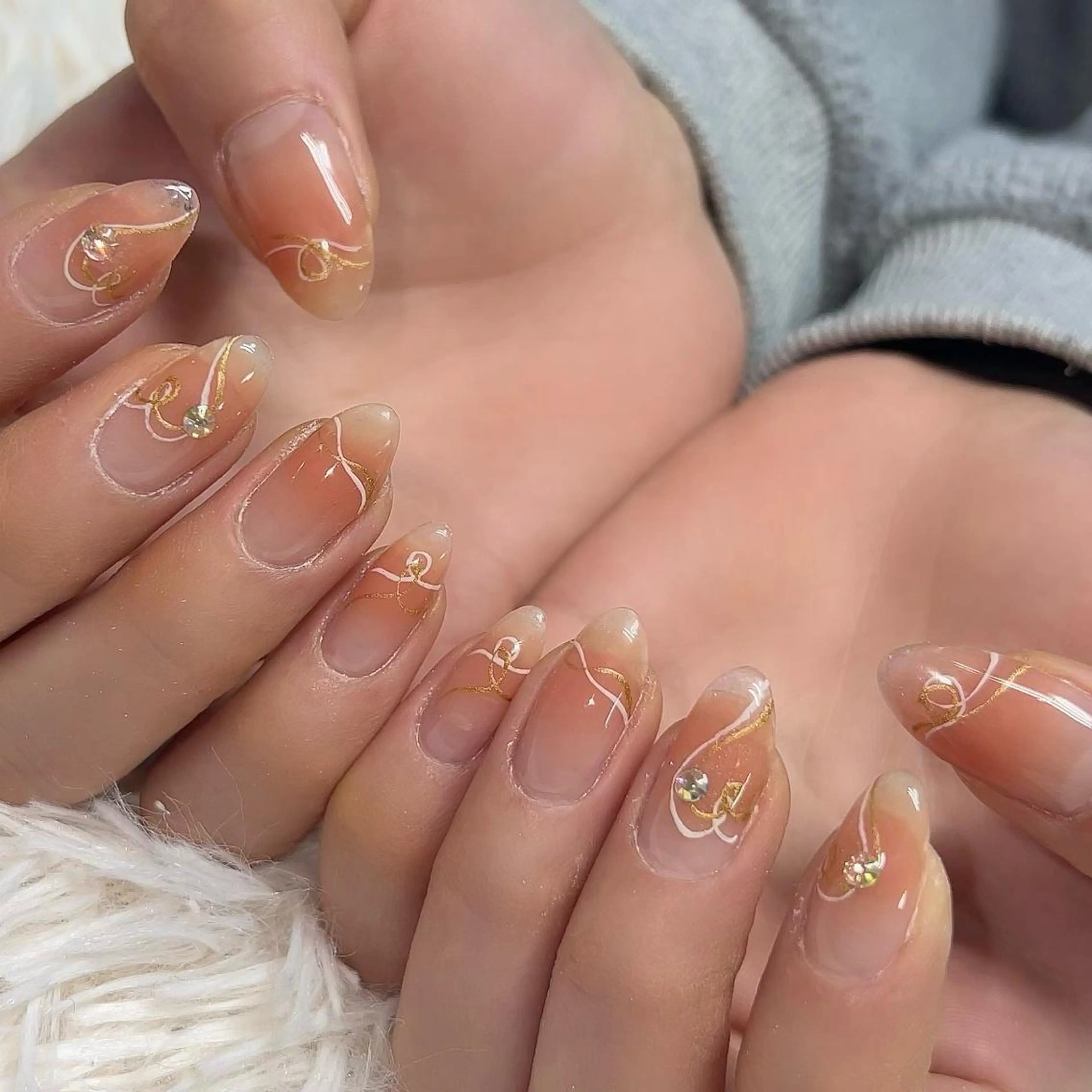 ネイル ハンドネイル 【Yappy🌈】 💖P-tanaのネイルデザイン