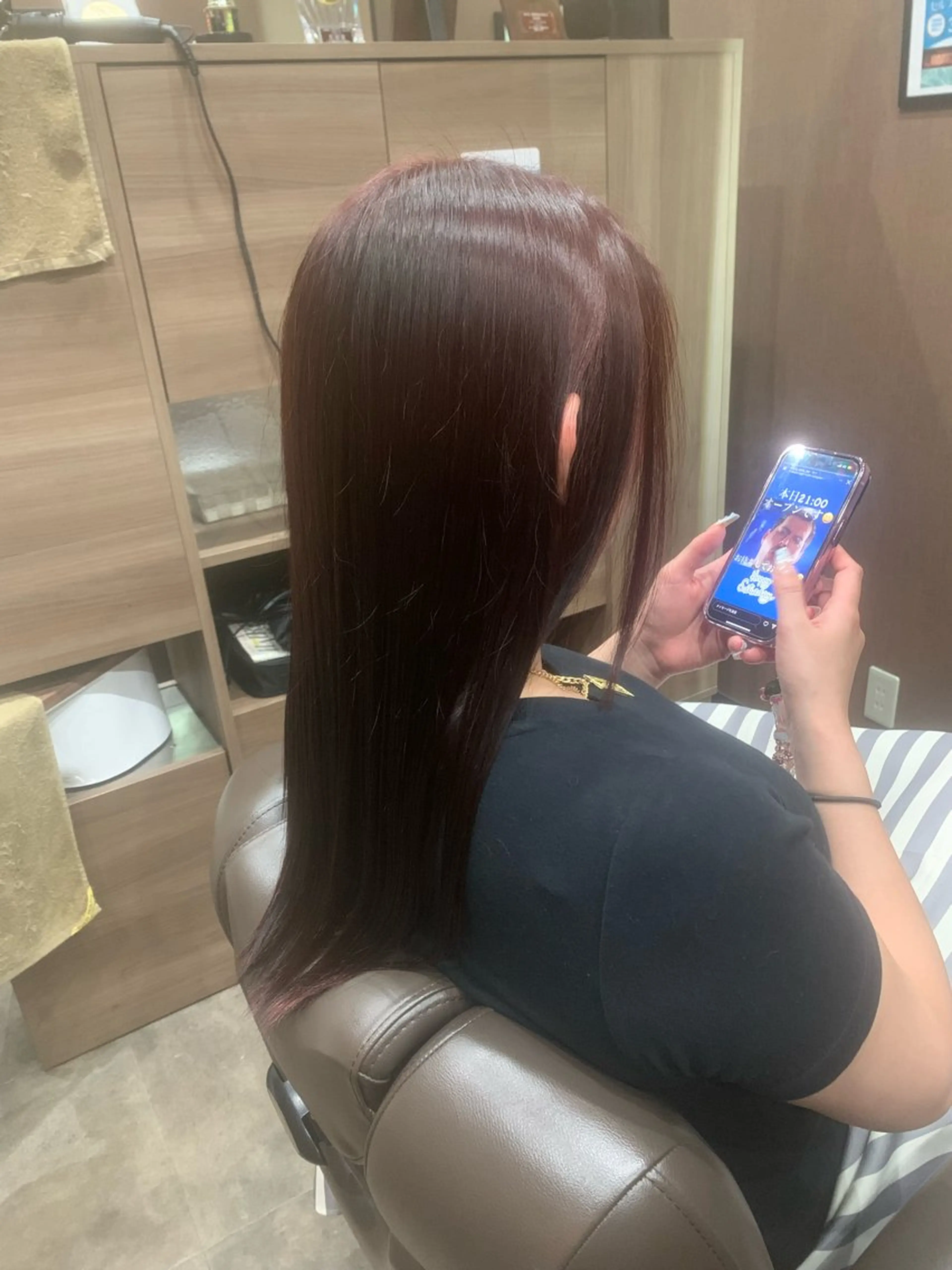 セミロング カラー カラーモデル大募集 Maiのヘアスタイル