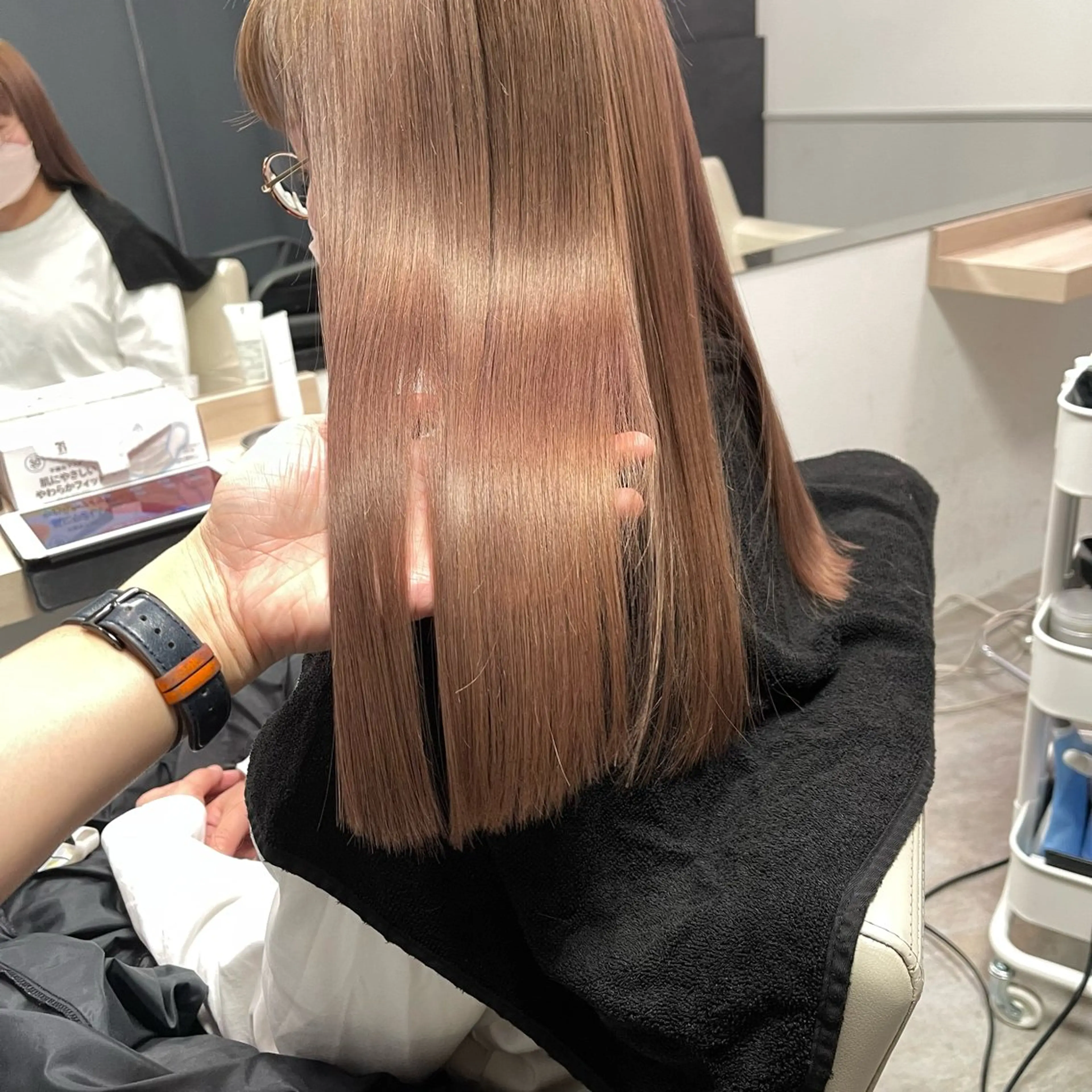 ロング カラー ブリーチ 透明感カラー ブリーチなしカラー 髪質改善 カット ヘアカラー トリートメント 【渋谷で人気】艶髪× 髪質改善/ツヤカラーのヘアスタイル