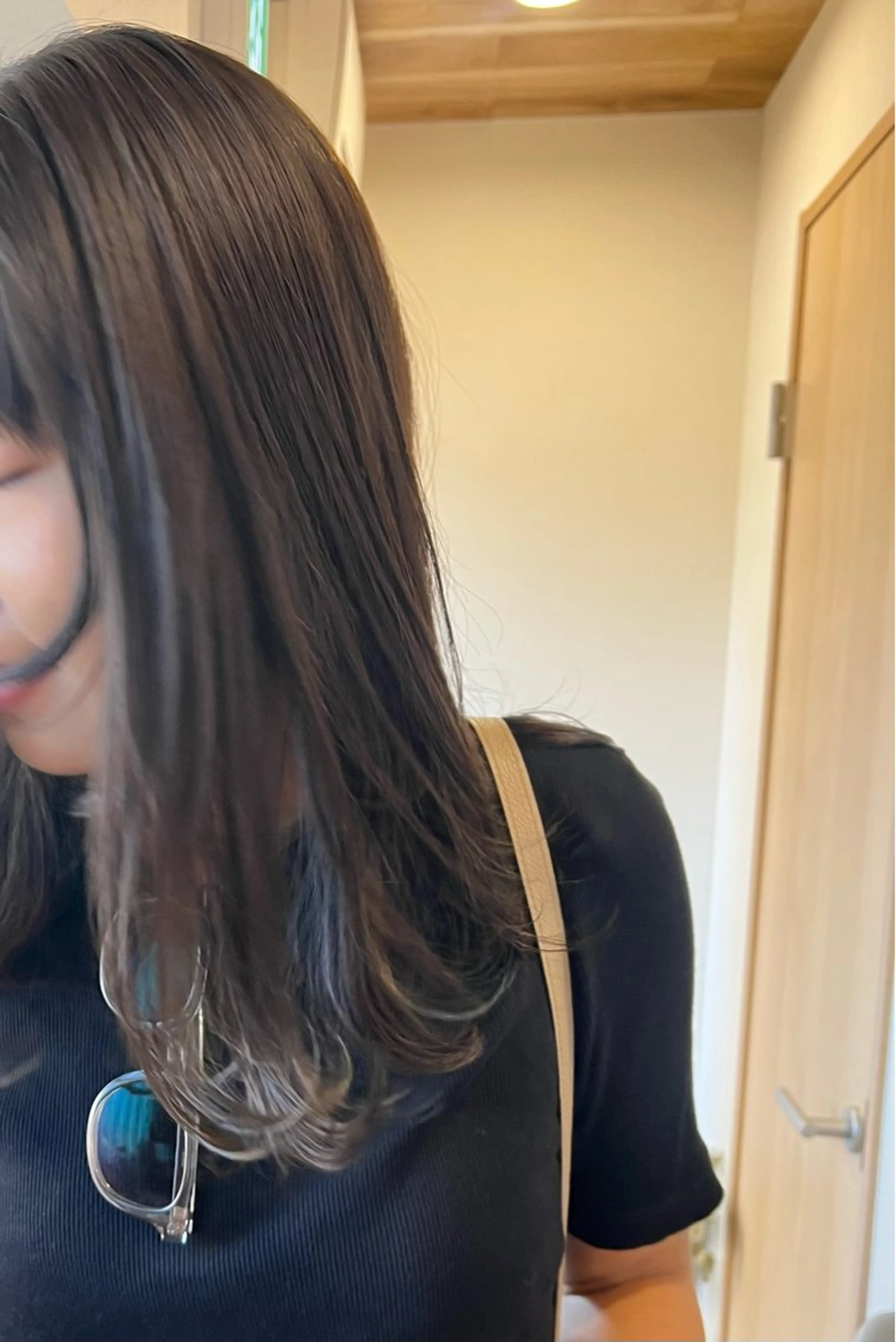 セミロング カラー カット ヘアカラー トリートメント トレンドと似合わせ/ マンツーマン/西上楓のヘアスタイル